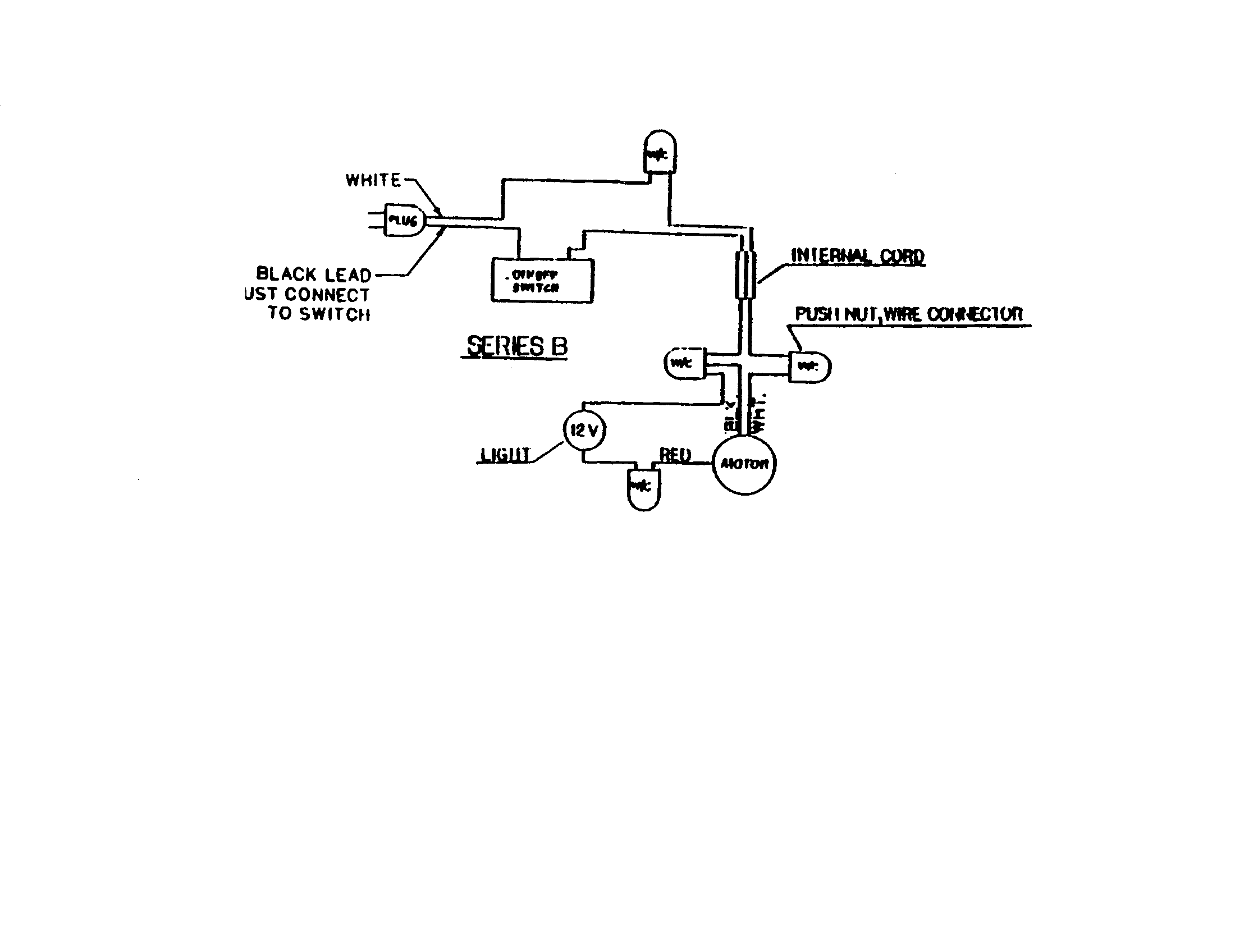 Dirt Devil DU8320 wiring schematic diagram
