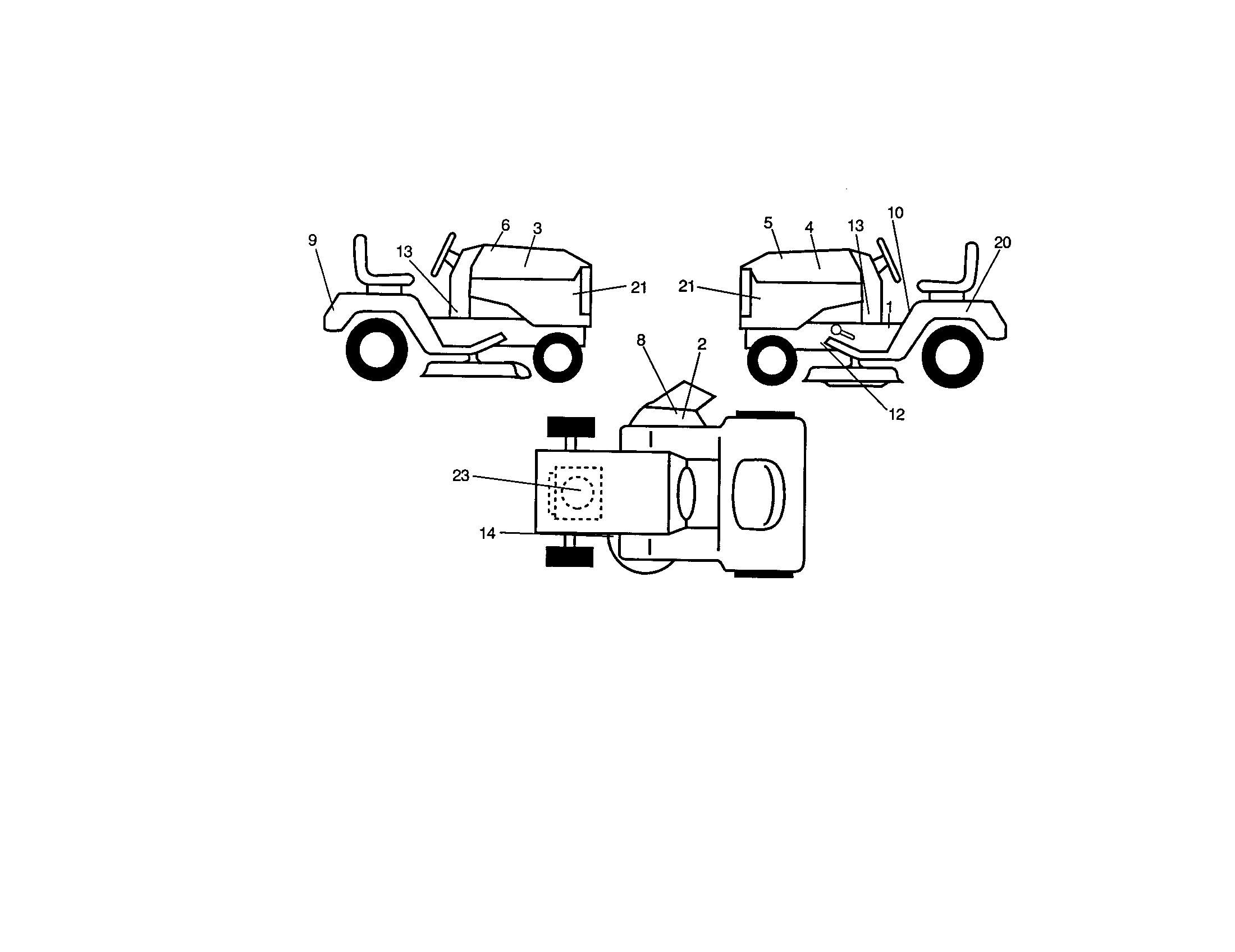 Craftsman 917271744 decals diagram