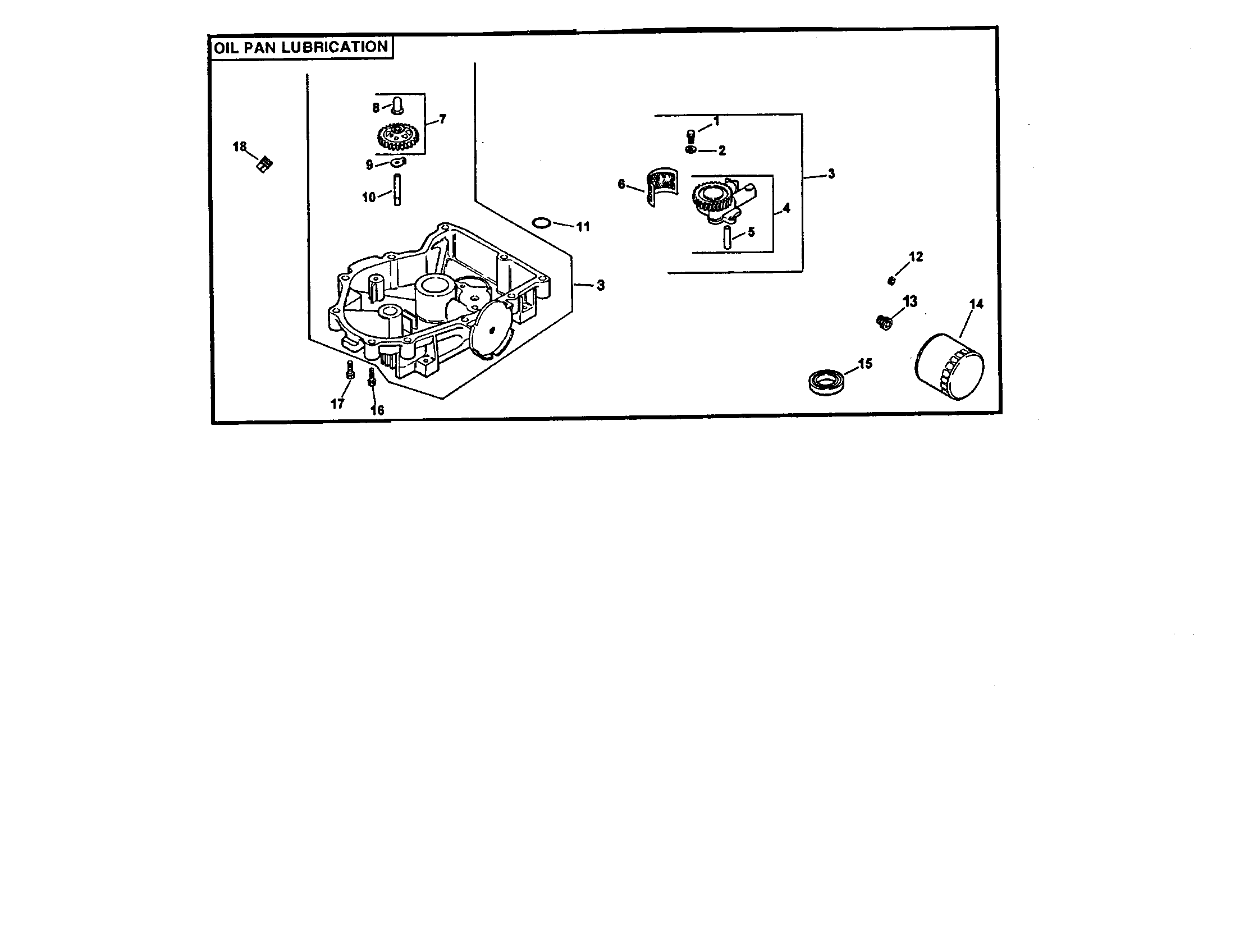 Craftsman 917273100 oil pan lubrication diagram