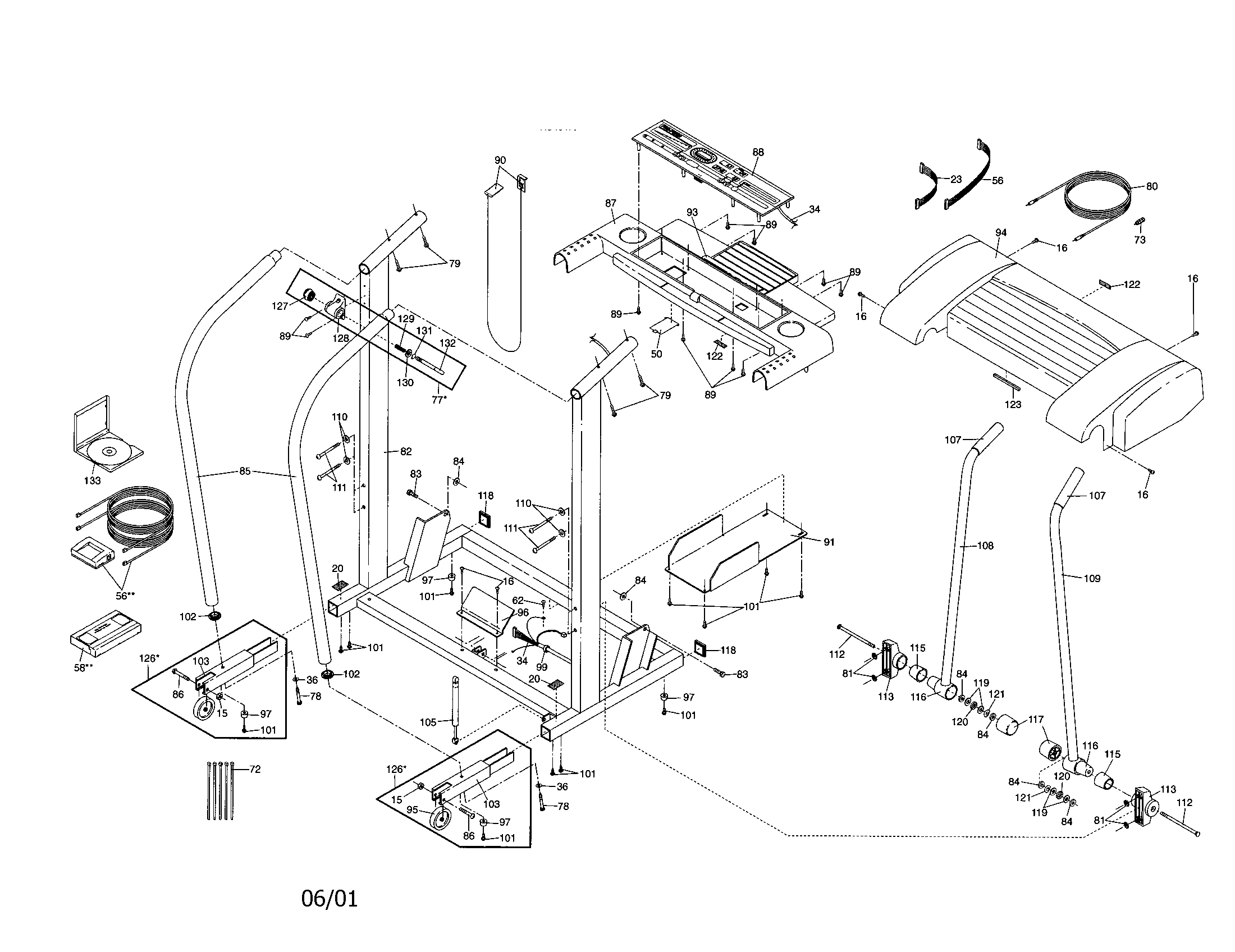 Proform 831299452 console base diagram