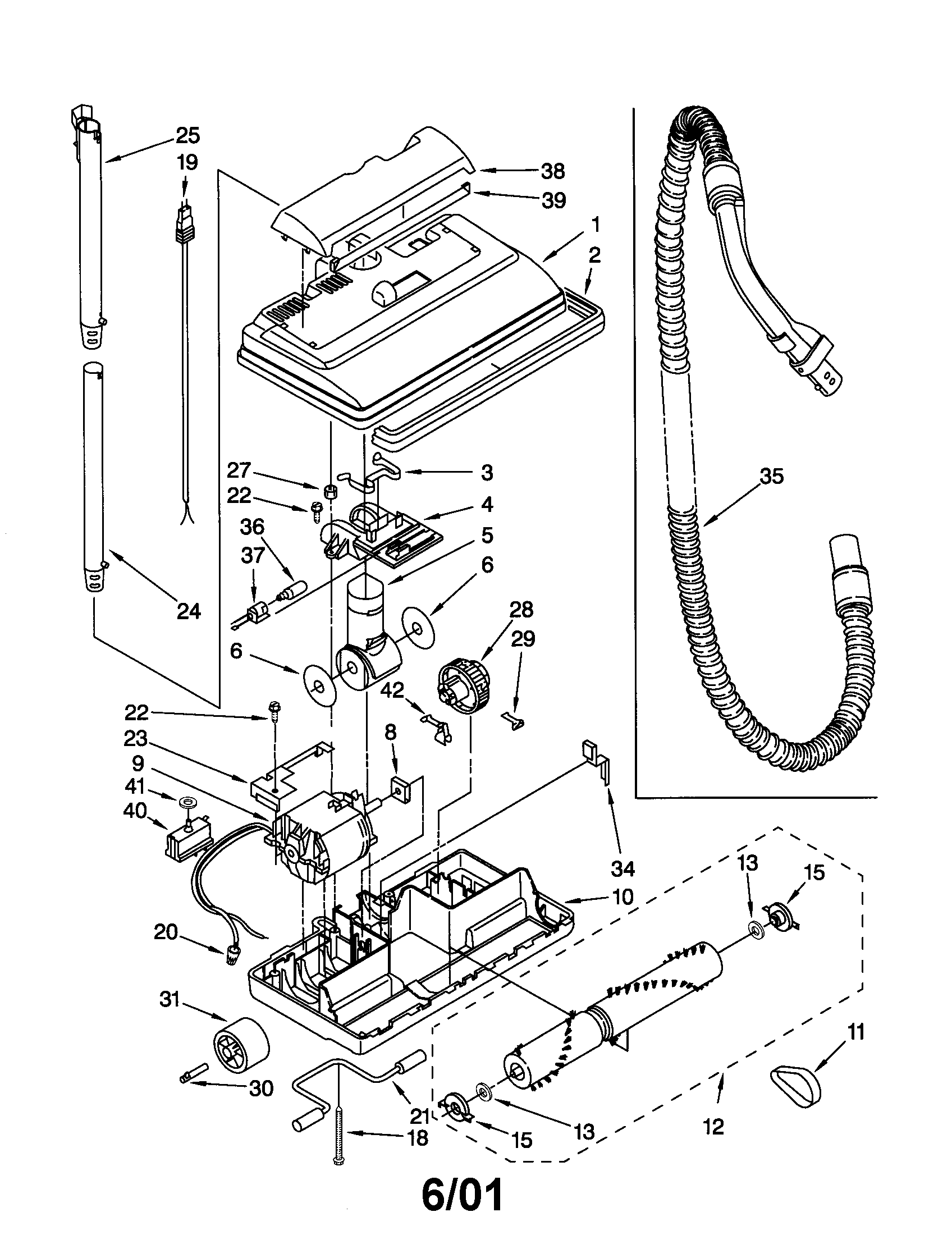 Kenmore 11650012002 power-mate diagram