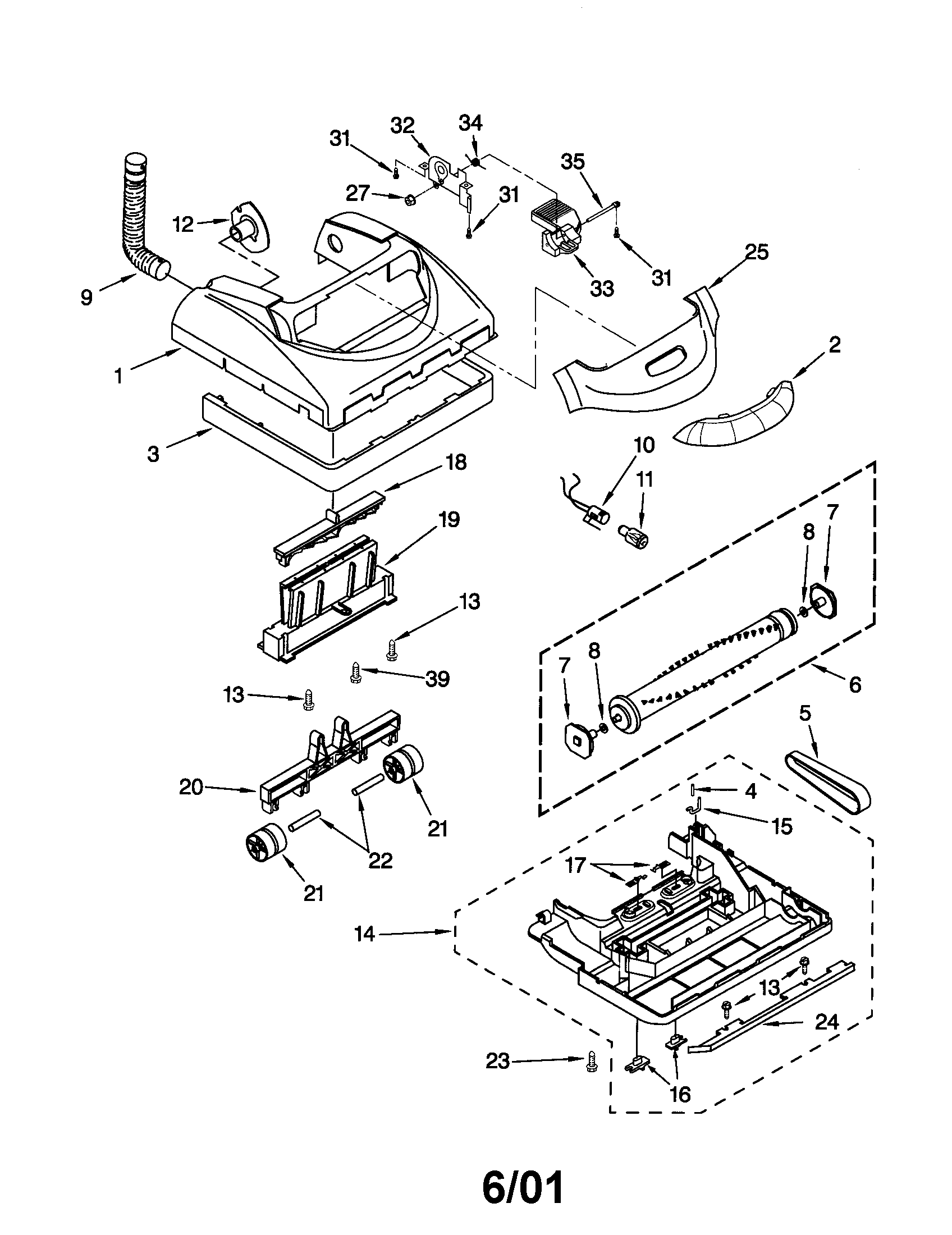 Kenmore 11631199100 nozzle diagram