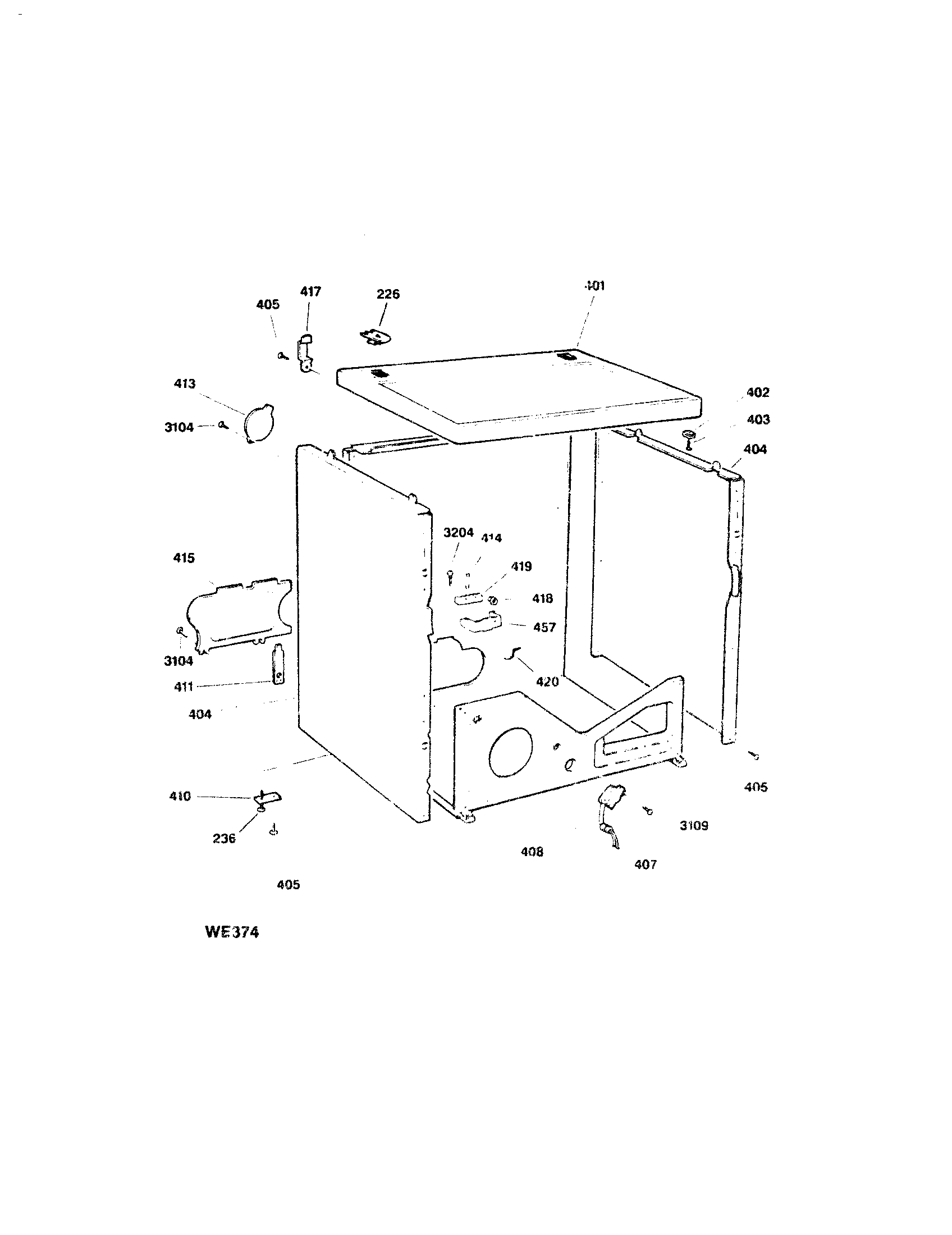 GE DDE8200RCM panels diagram