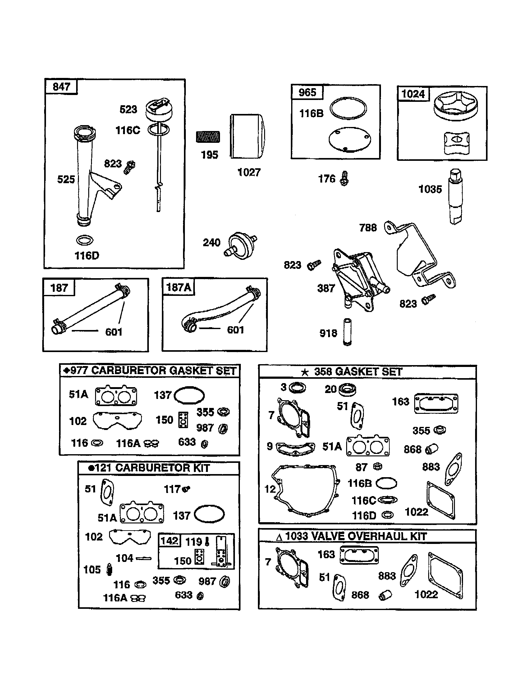 Craftsman 917273041 gasket set diagram