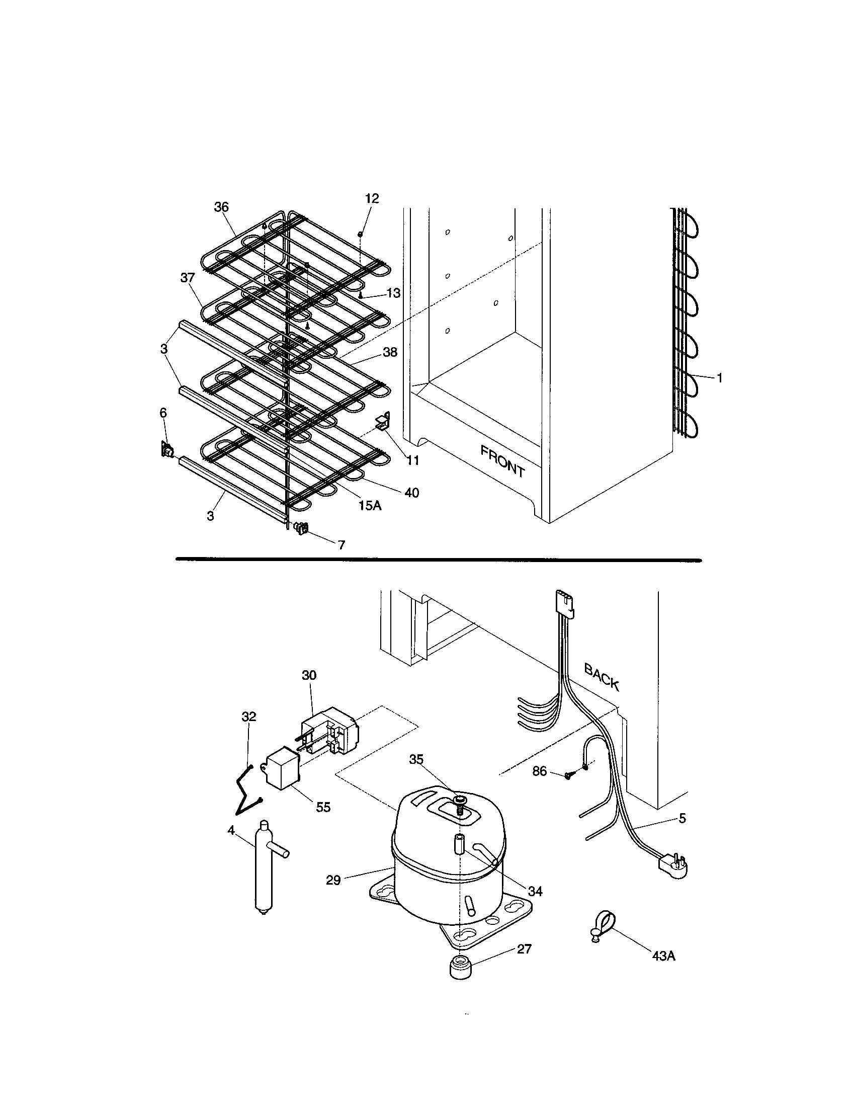 Kenmore 25321401100 system diagram