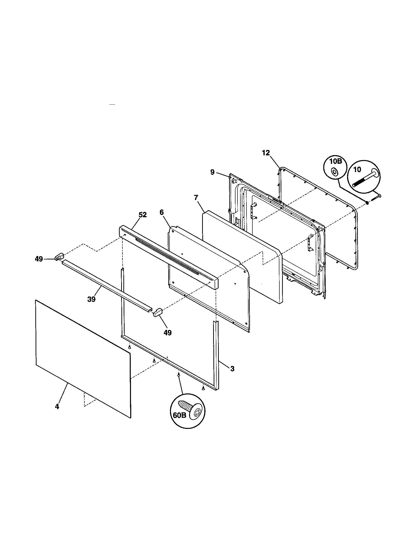 Kenmore 79061131100 door diagram