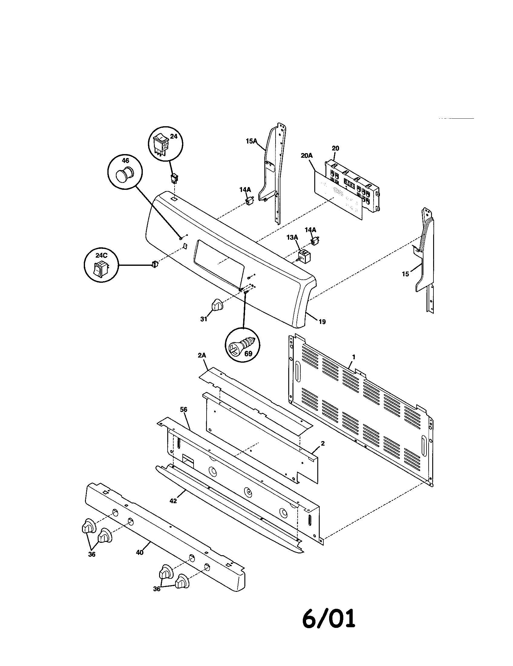 Kenmore 79075604100 backguard diagram