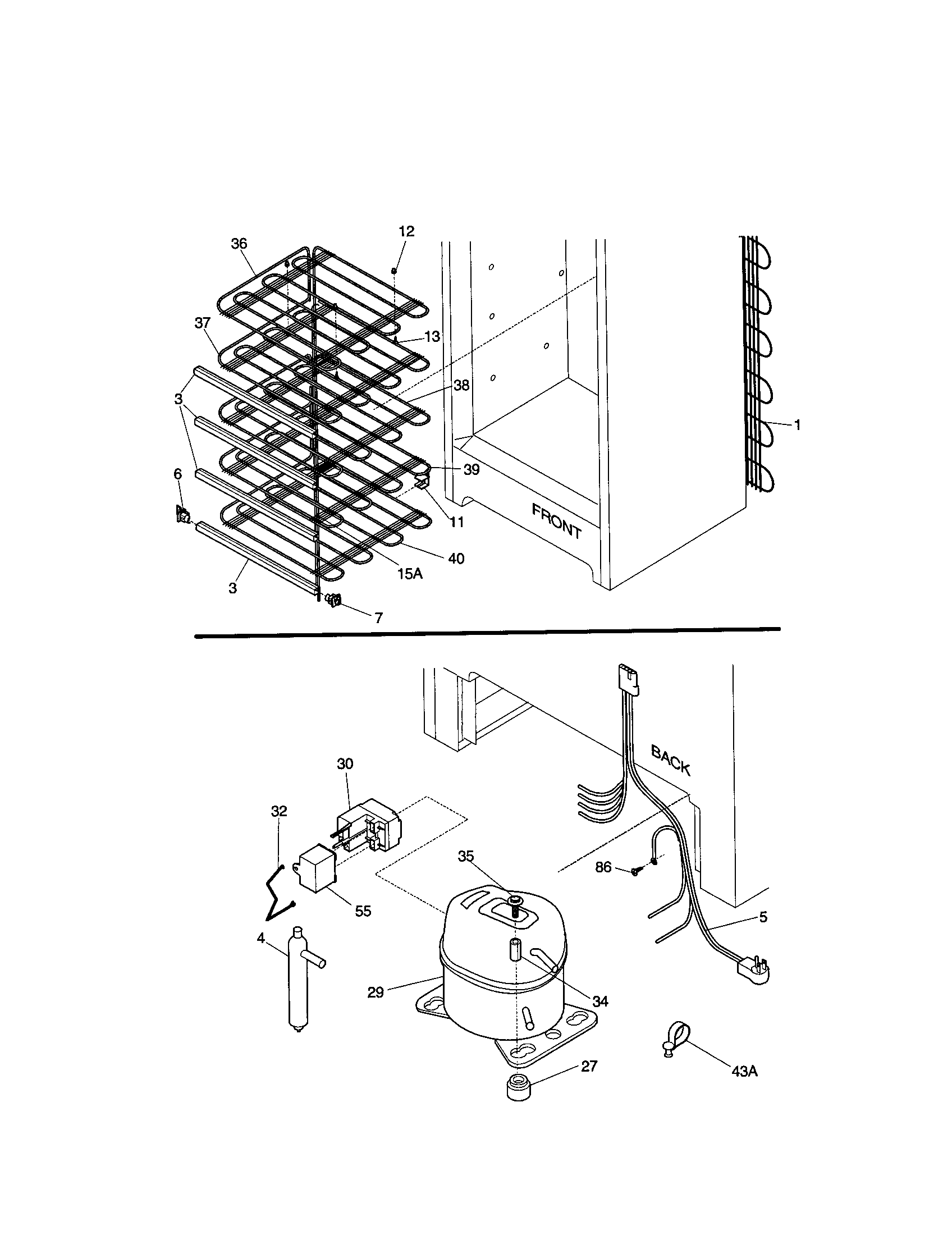 Kenmore 25321111100 system diagram