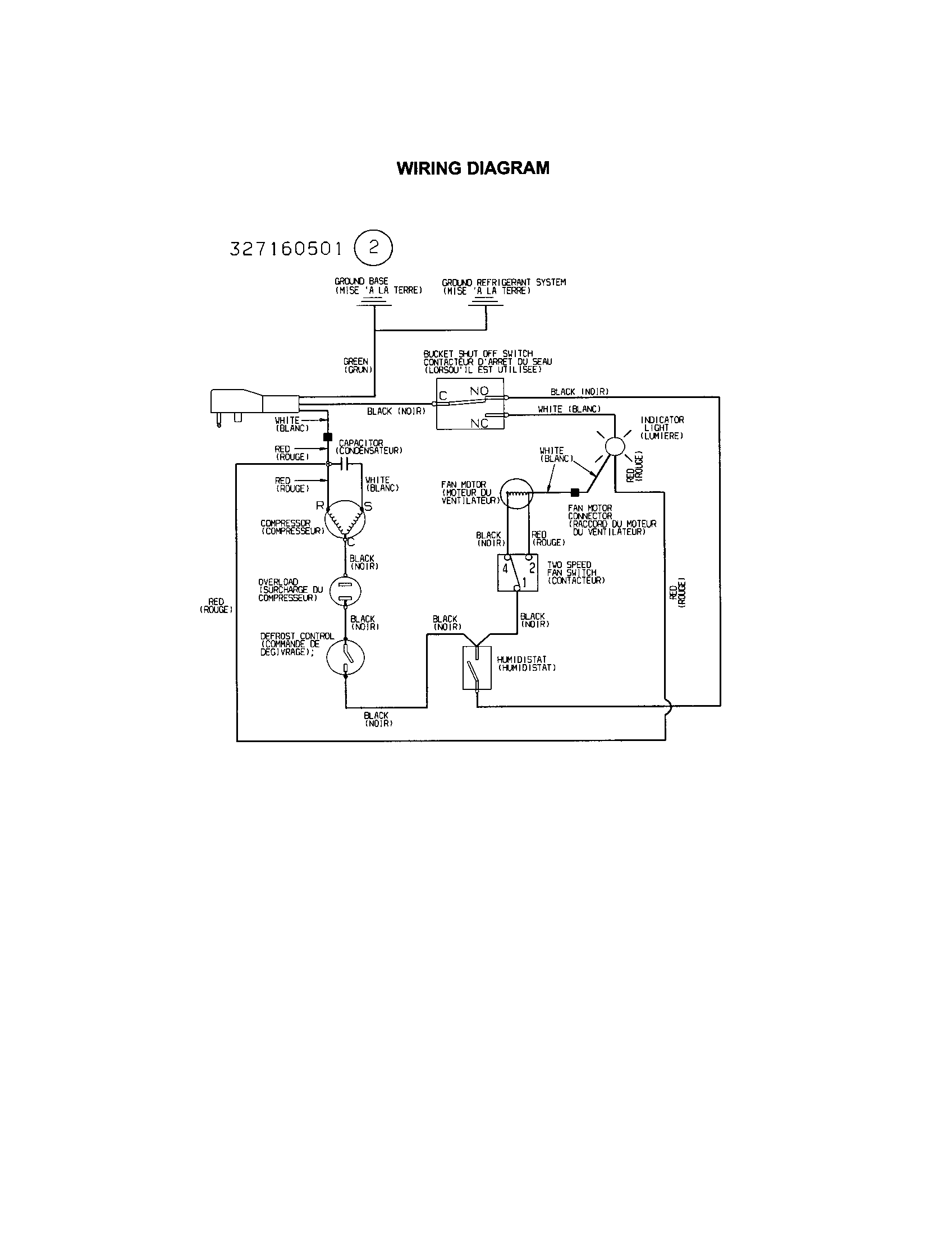 Frigidaire FDD50J1 wiring diagram diagram