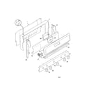 Frigidaire FGFB33WHSC backguard diagram