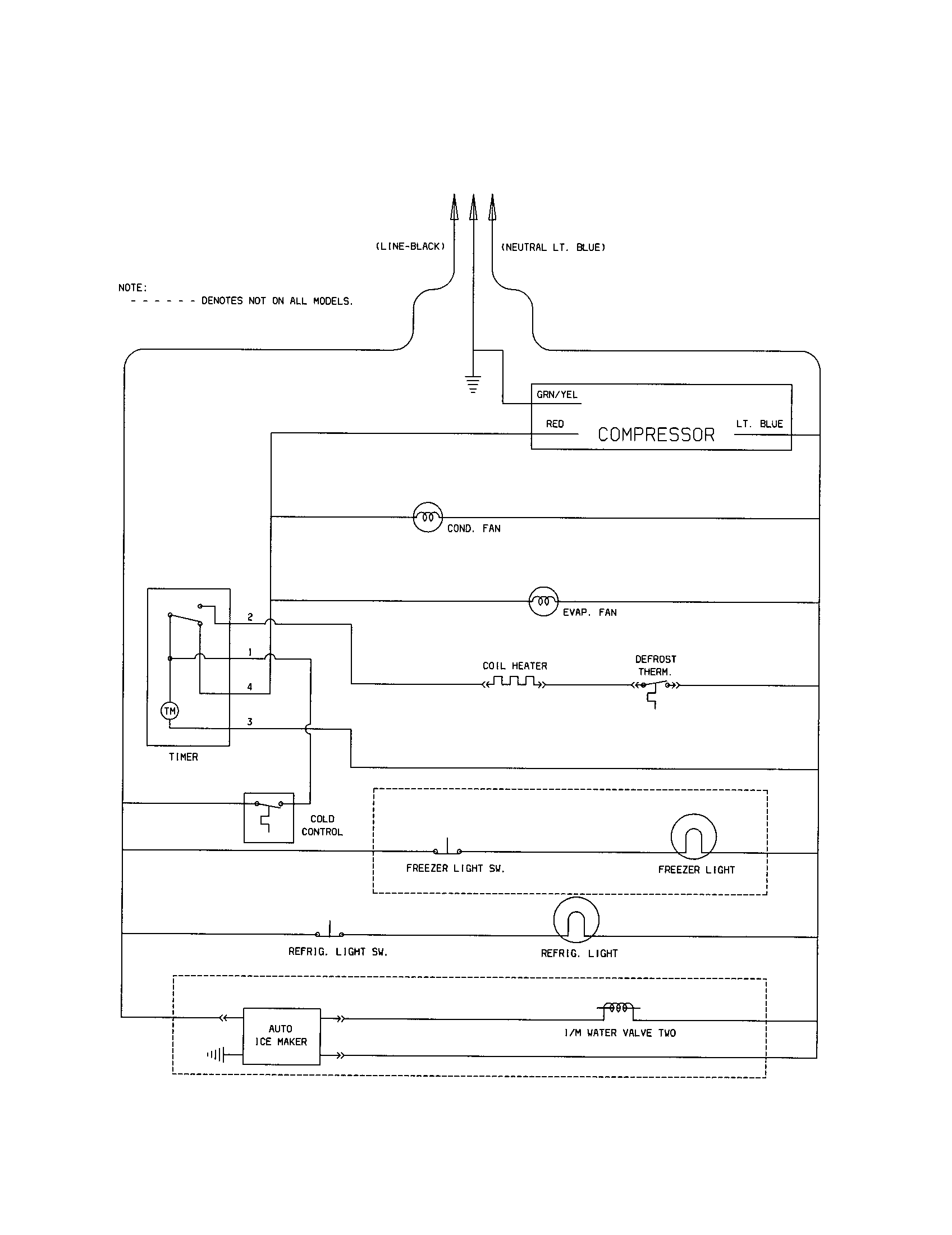 Kenmore 25331804102 wiring schematic diagram