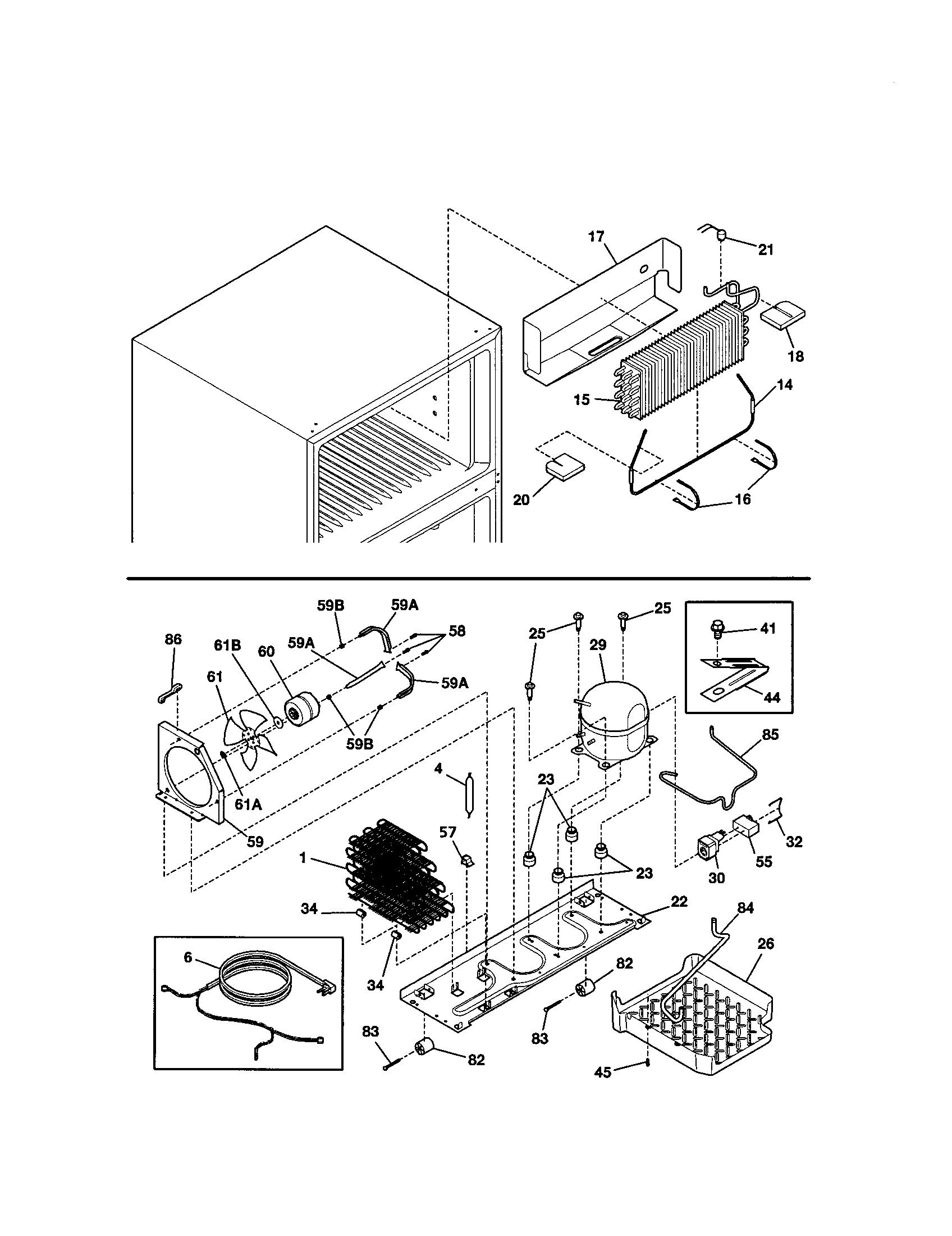 Kenmore 25371842102 system diagram