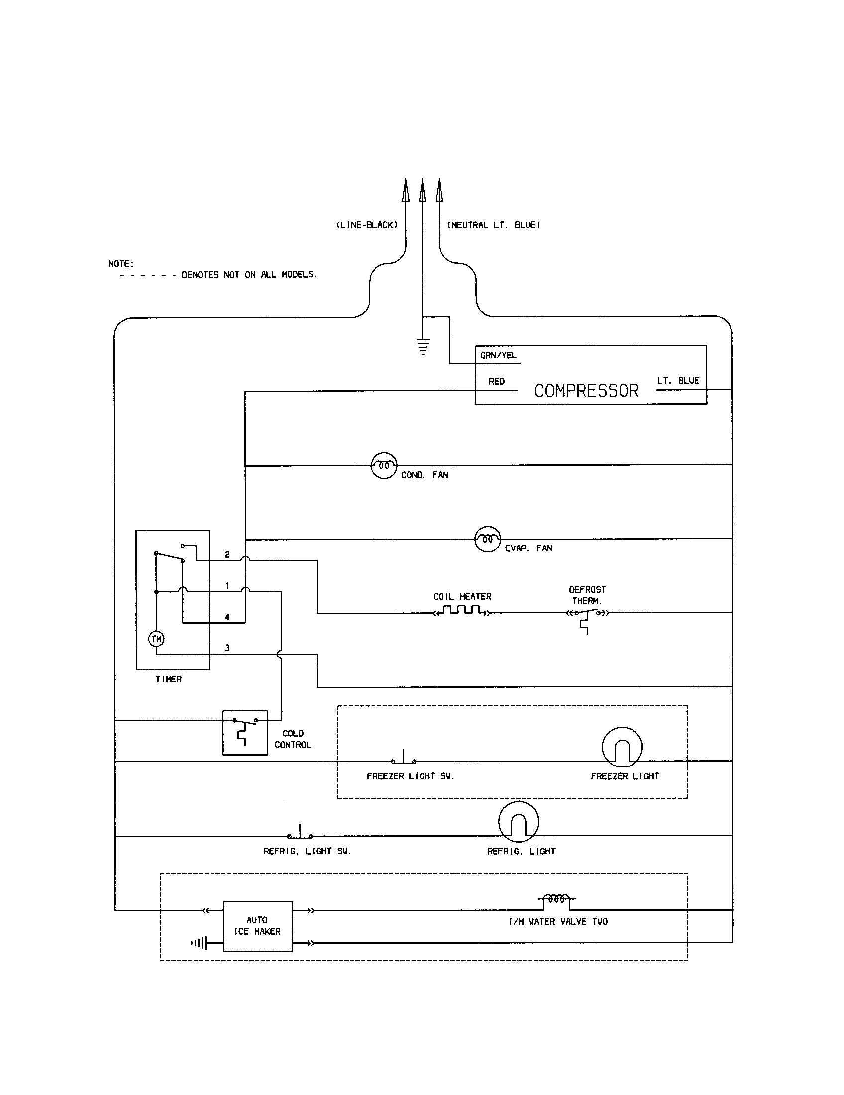 Kenmore 25371842102 wiring schematic diagram
