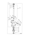 Kenmore 11088752793 brake and drive tube diagram