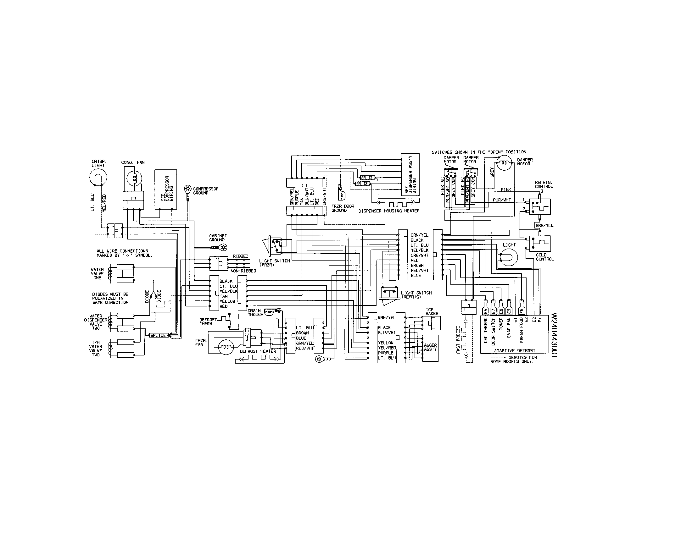 Kenmore 25351232102 wiring diagram diagram