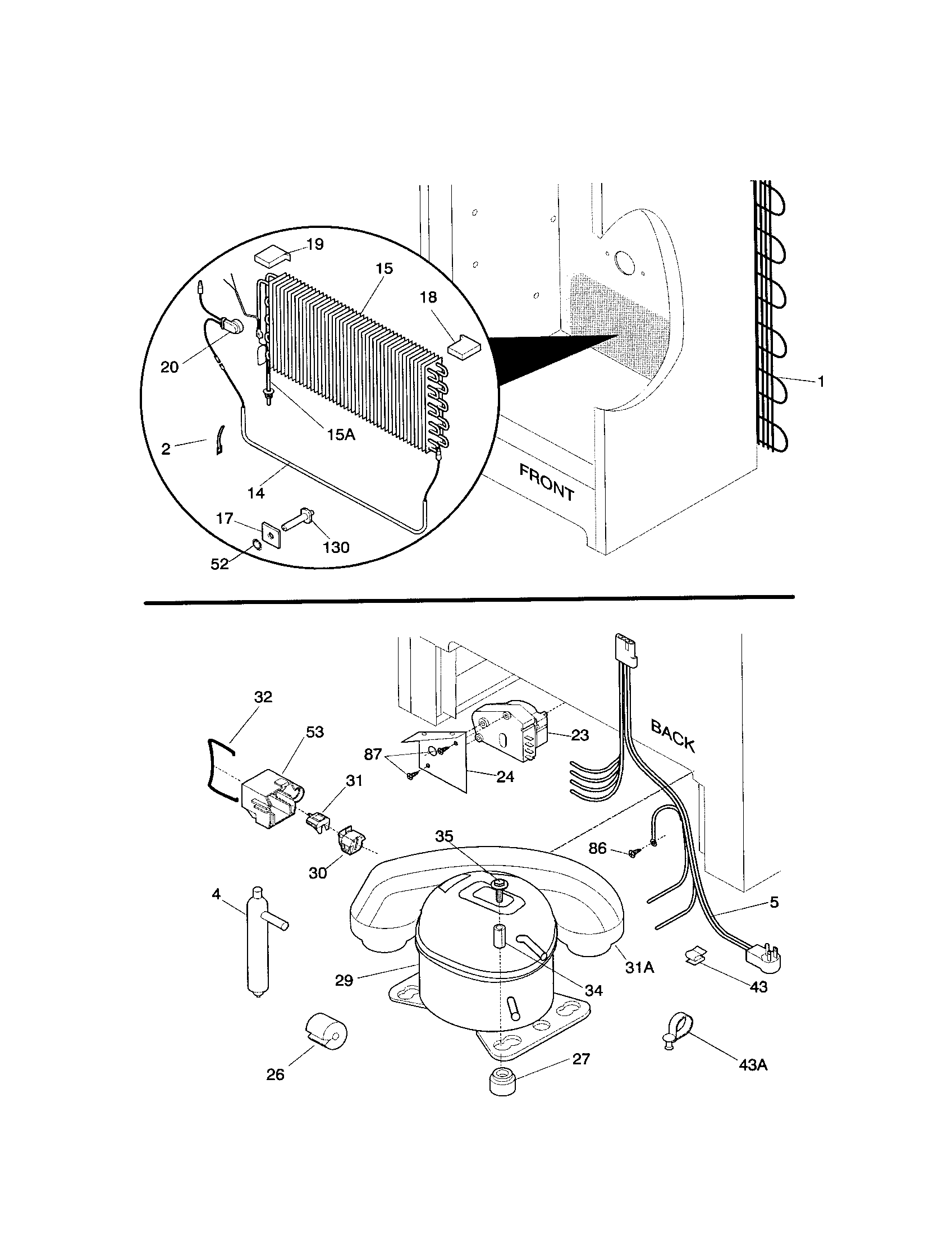 Frigidaire FFU20F9GW3 system diagram