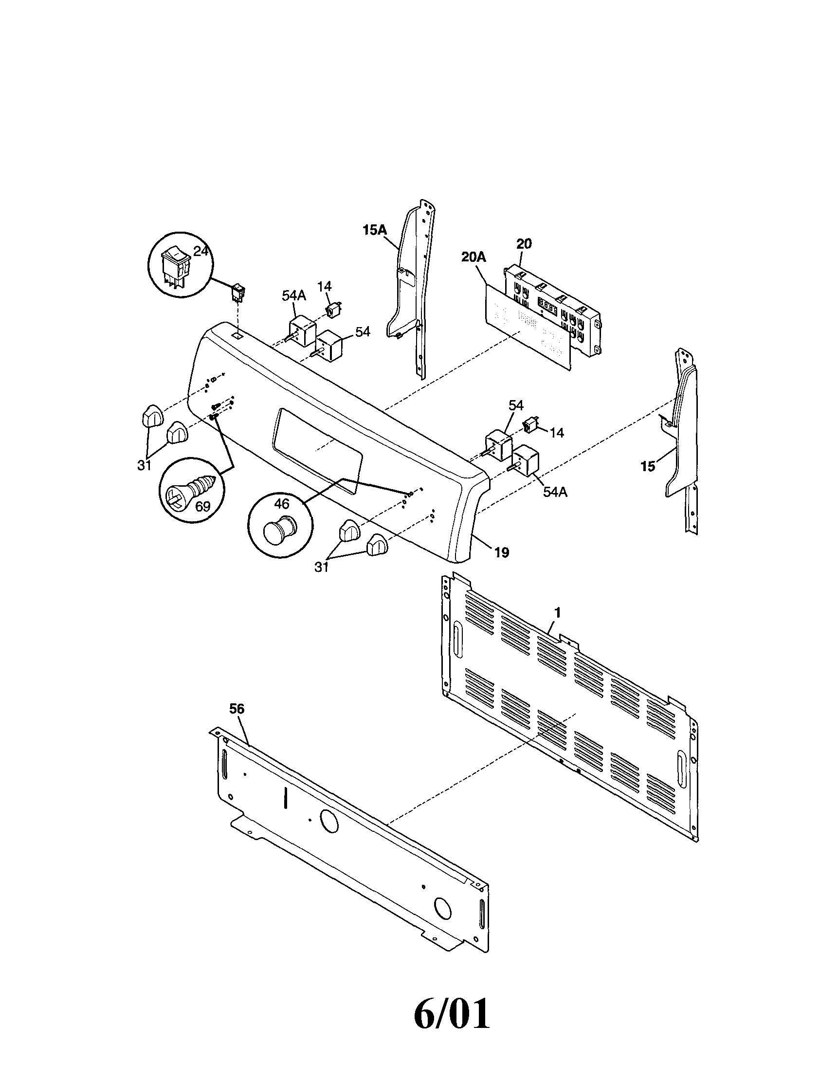 Kenmore 79095204100 backguard diagram