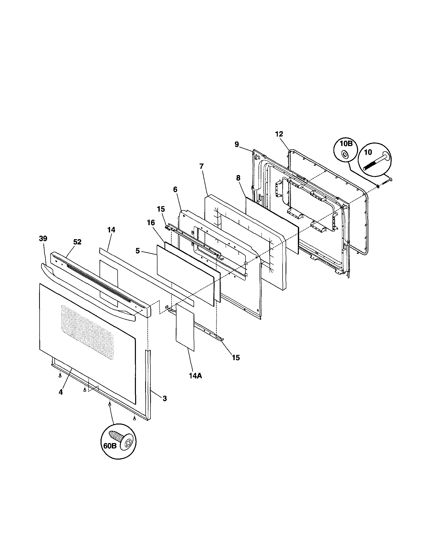 Kenmore 79095204100 door diagram