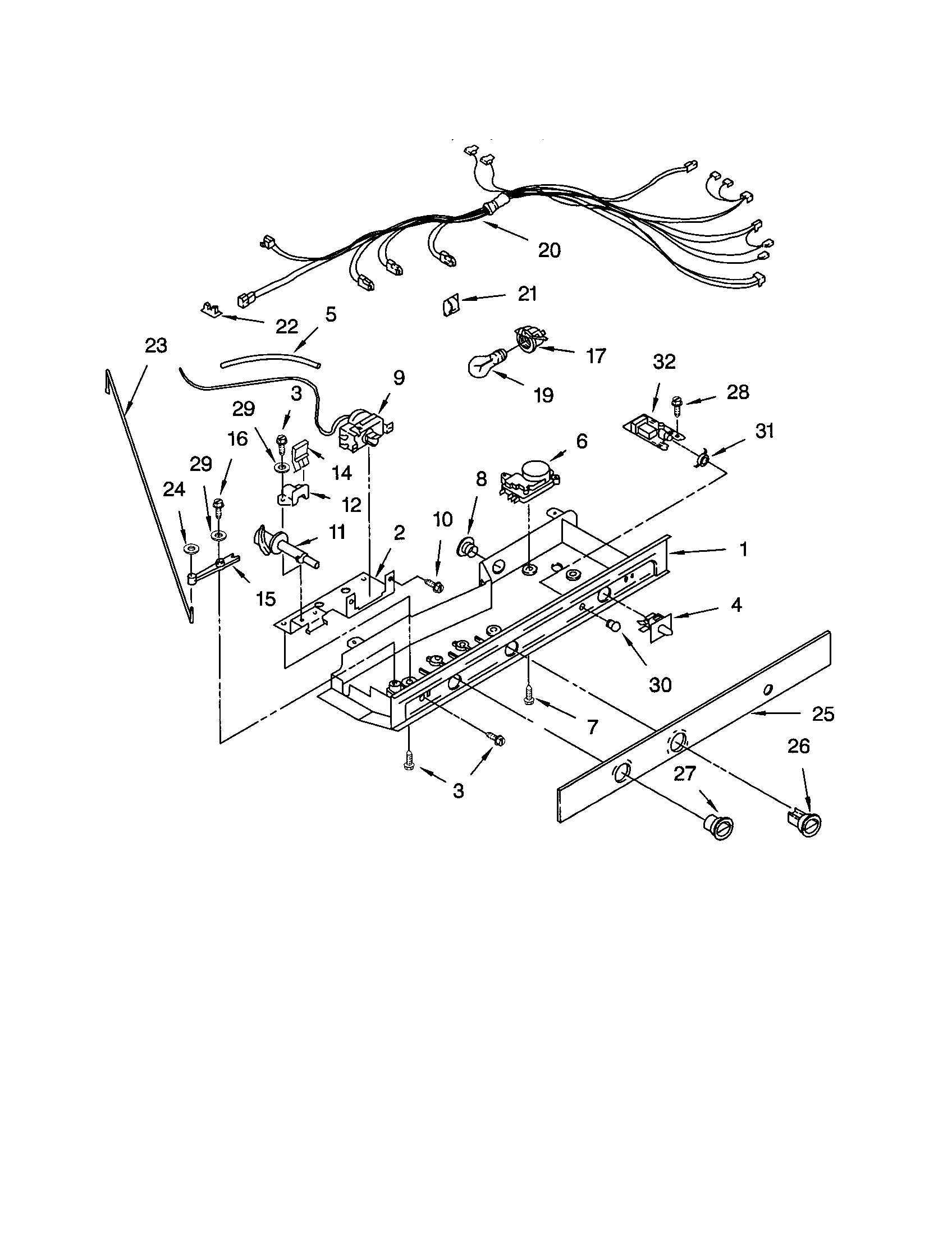 Kenmore 10652234101 control diagram