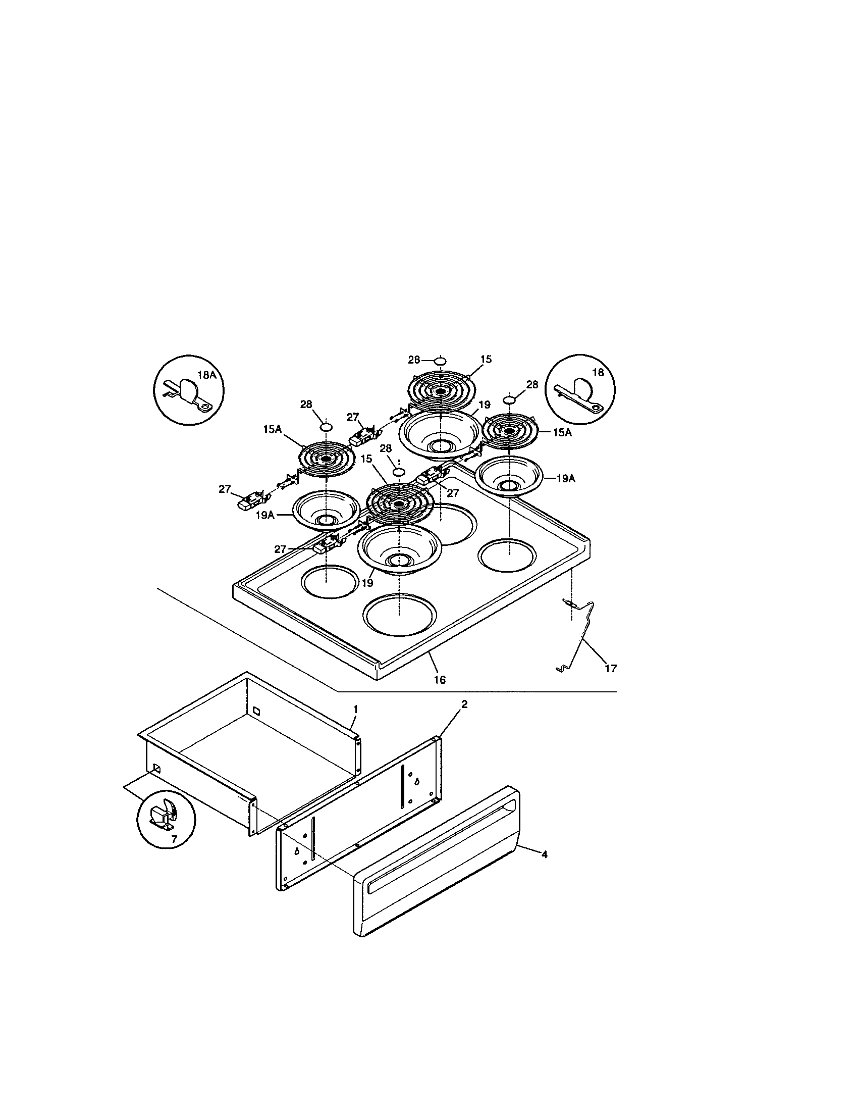 Kenmore 79091102001 top/drawer diagram