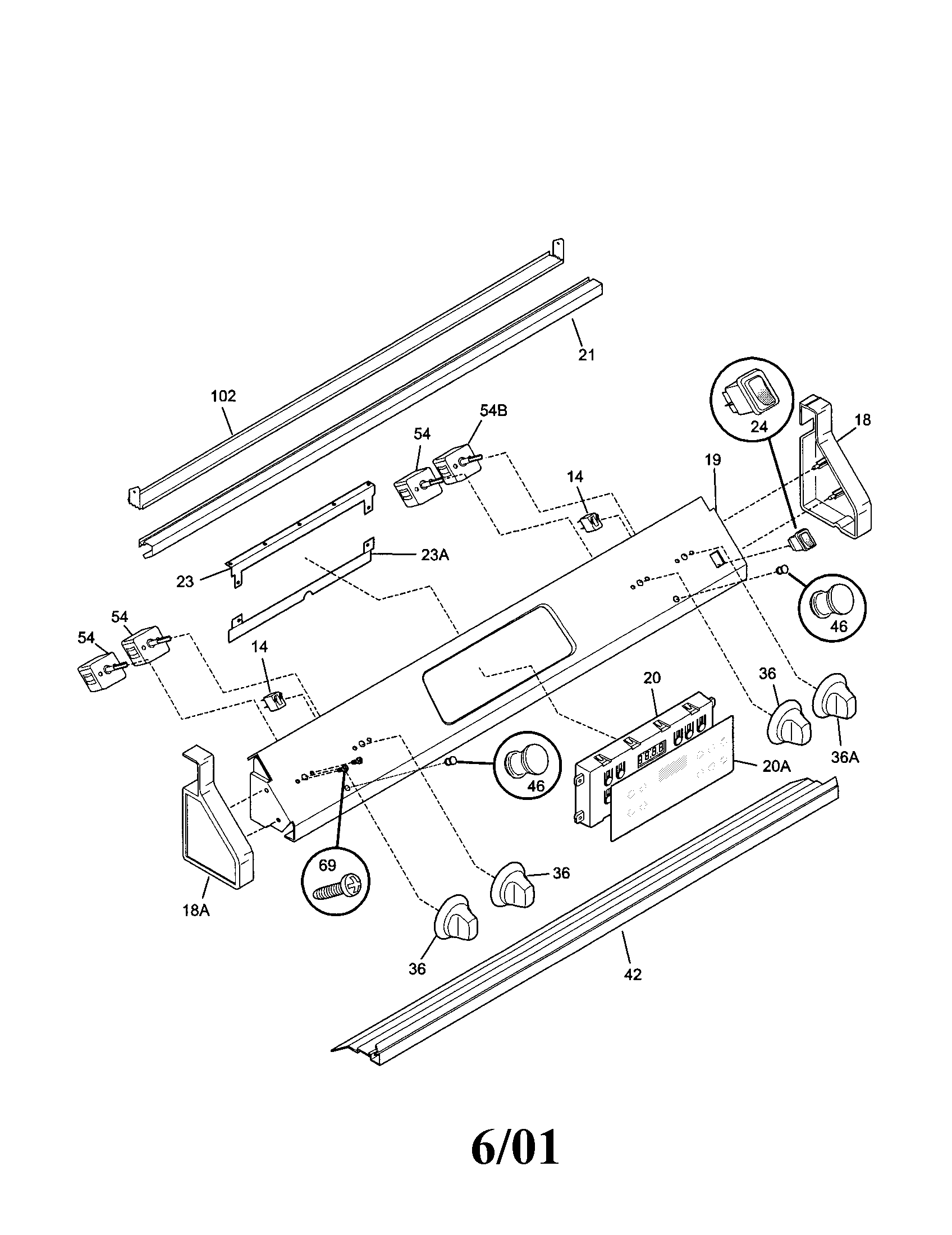 Kenmore 79045799100 backguard diagram
