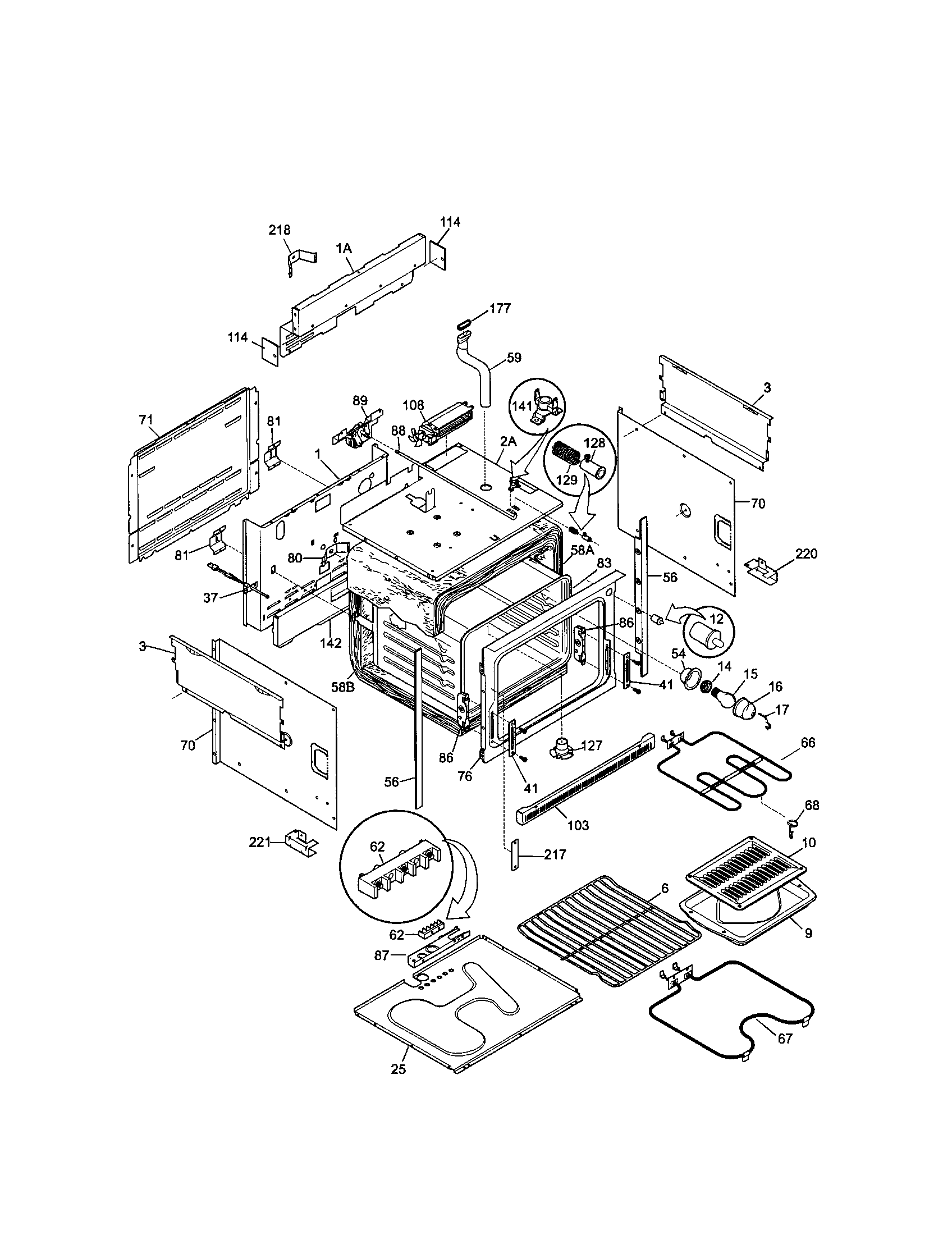 Kenmore 79045799100 body diagram