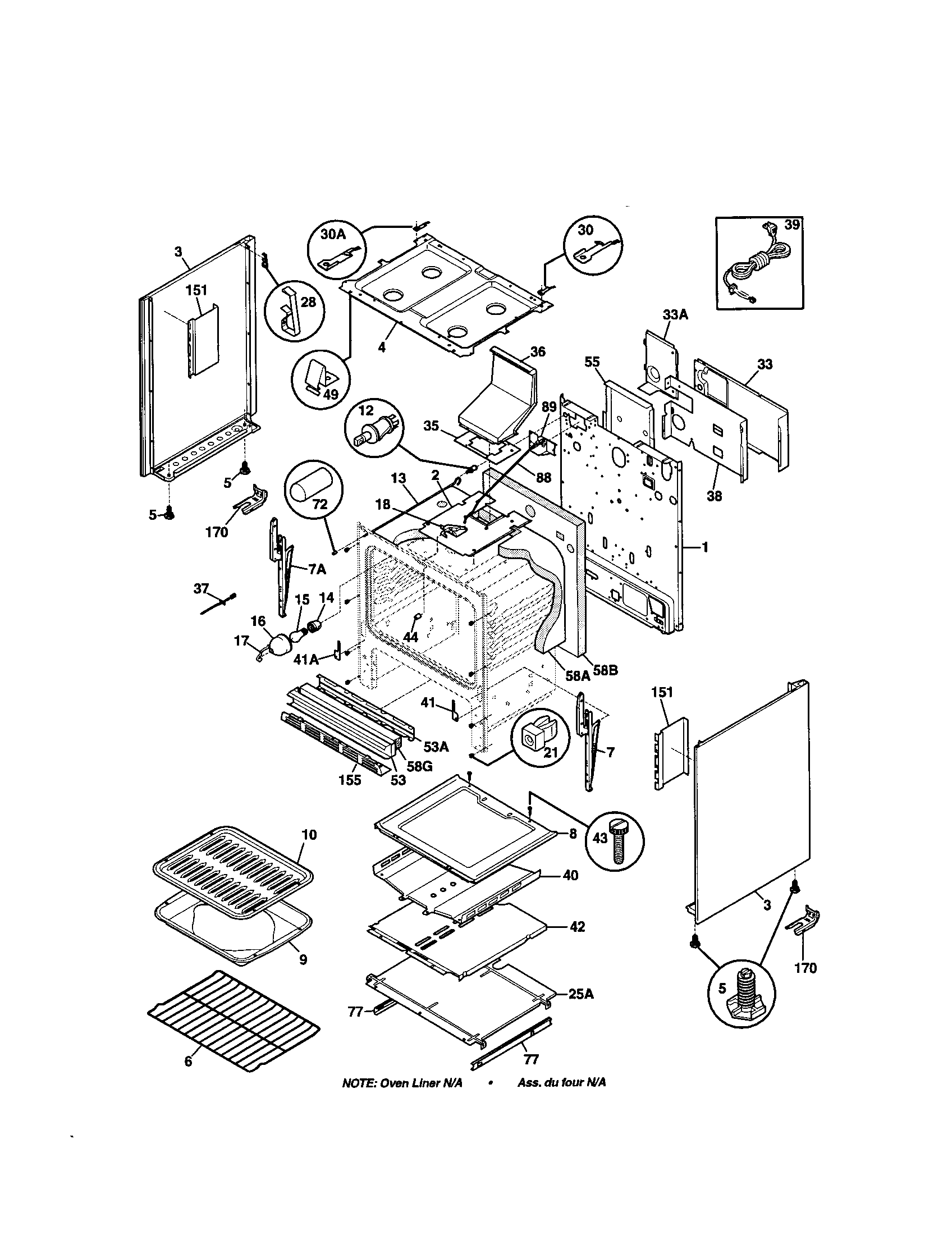 Kenmore 79075993100 body diagram