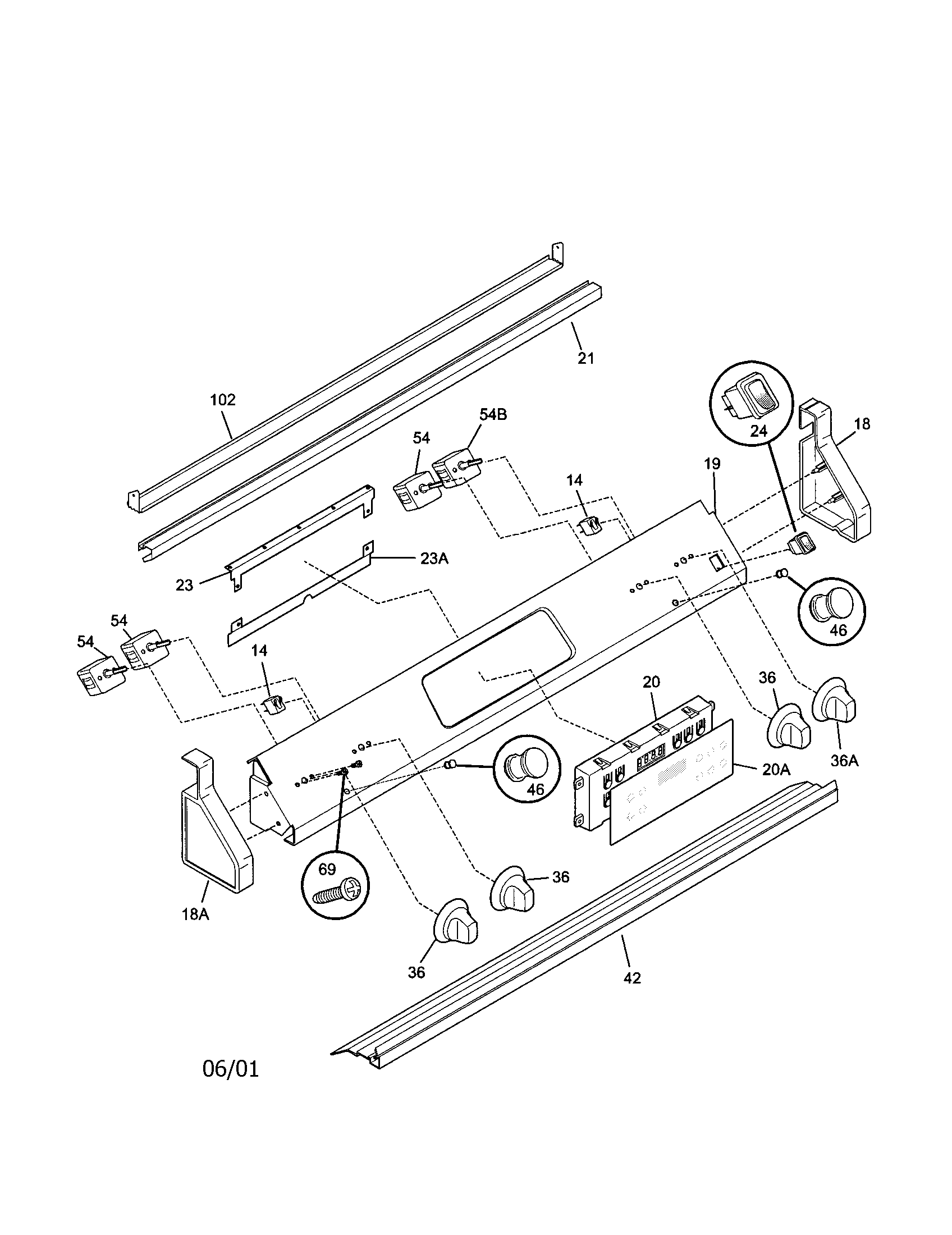 Kenmore 79046991100 backguard diagram