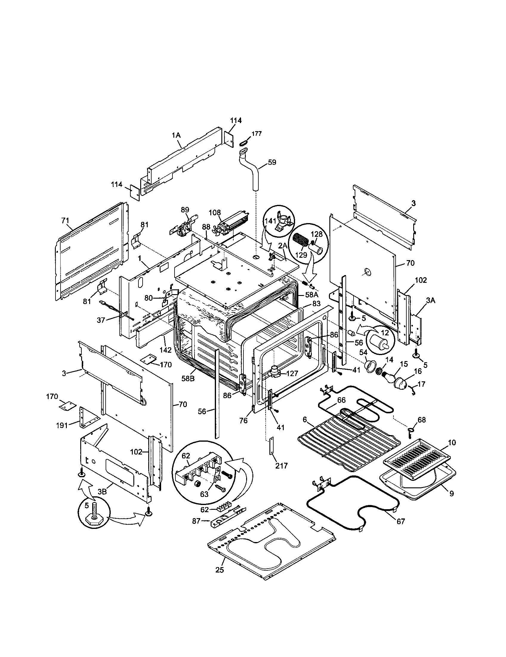 Kenmore 79046991100 body diagram