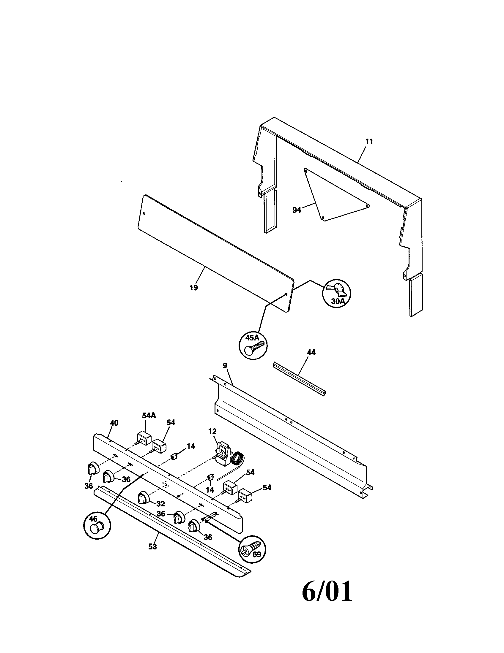 Kenmore 79062091101 backguard diagram