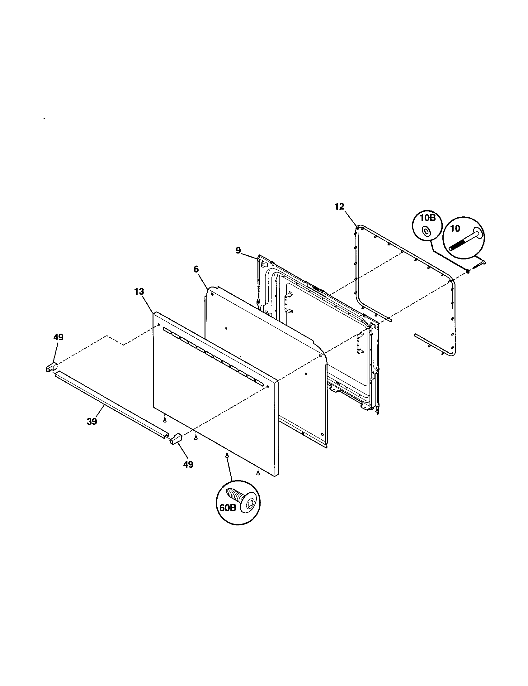 Kenmore 79062091101 door diagram