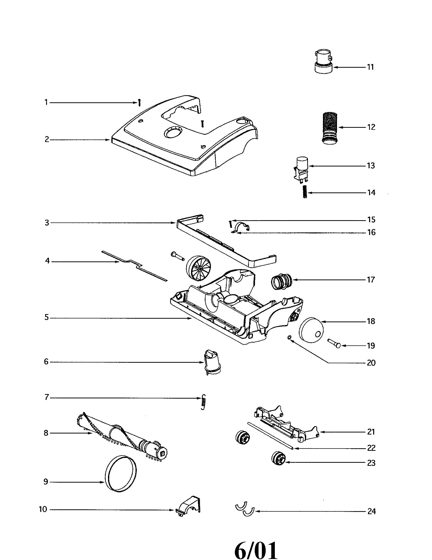 Eureka 4680AT-2 hood diagram