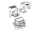 GE TBX18IIDARAA shelves diagram