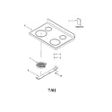 Kenmore 66592012102 cooktop diagram