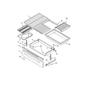 Kenmore 66592012102 drawer and broiler diagram