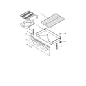 Kenmore 66592002102 drawer and broiler diagram