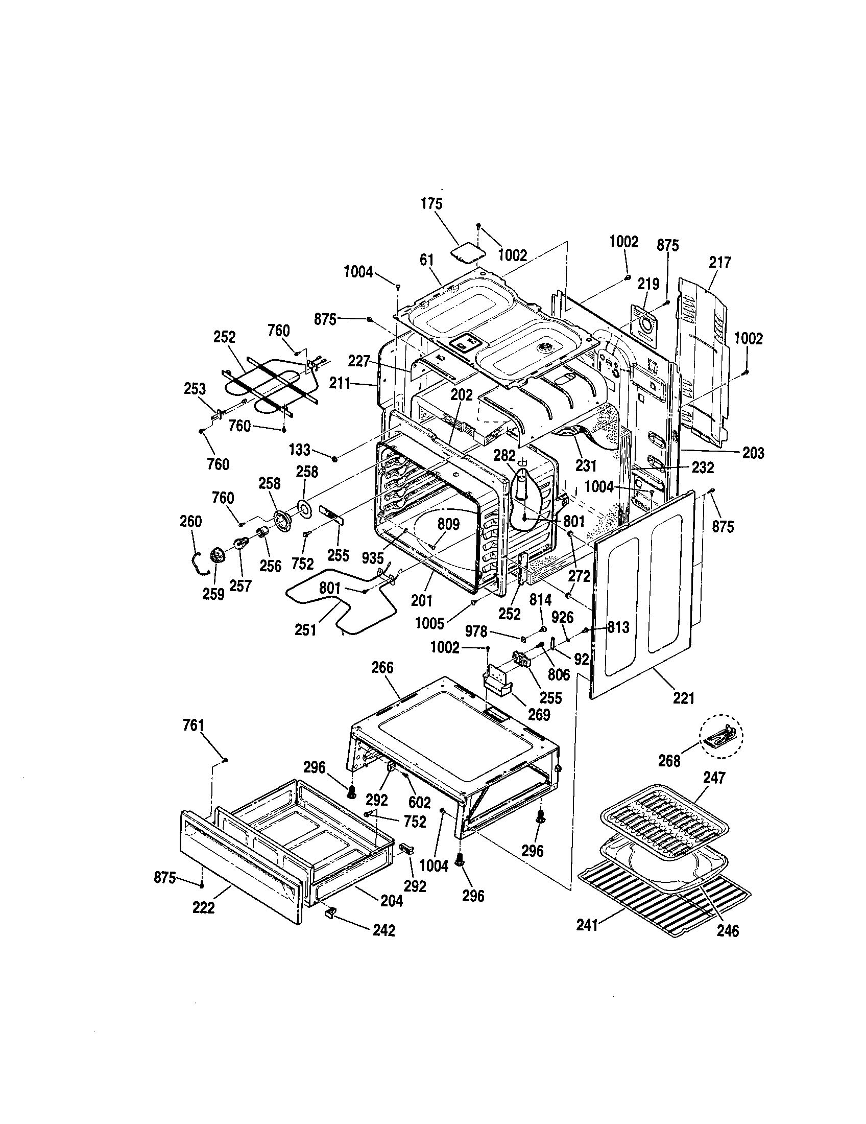 Kenmore 91193514010 body diagram