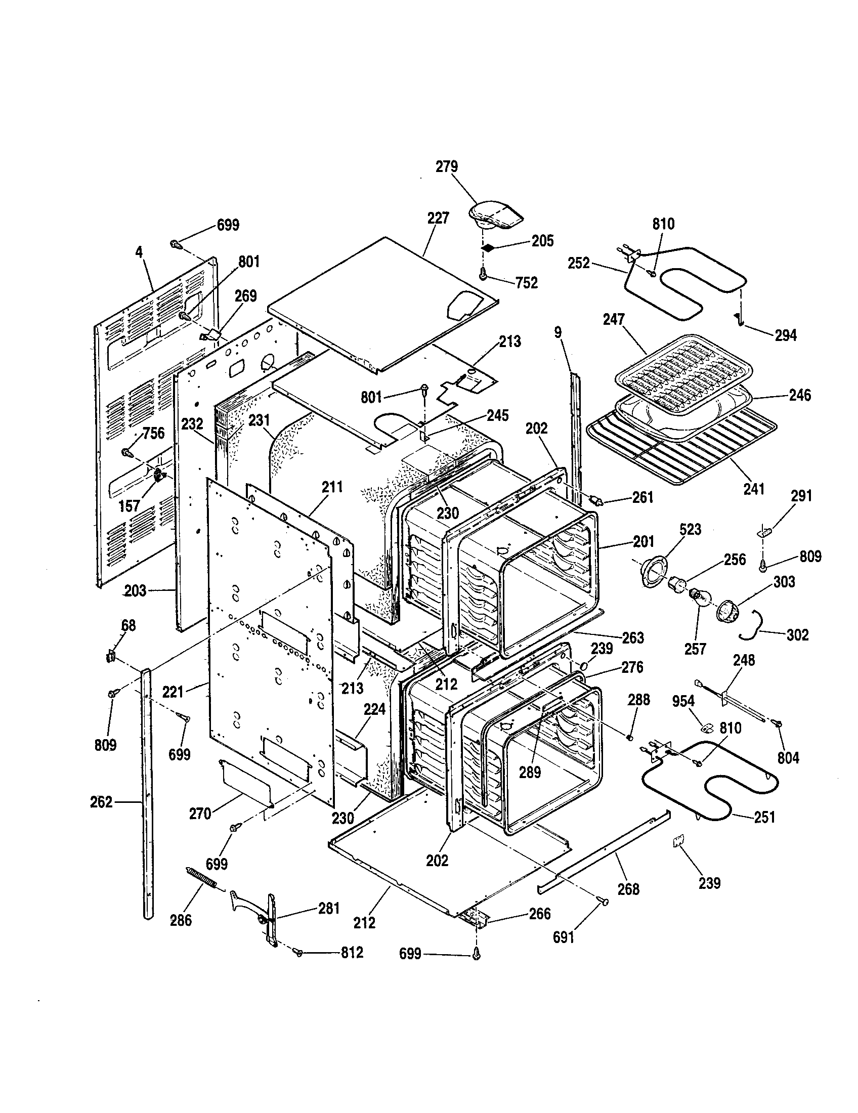 Kenmore 91141389891 body diagram