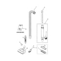 Kenmore 11631913100 hose and attachment diagram