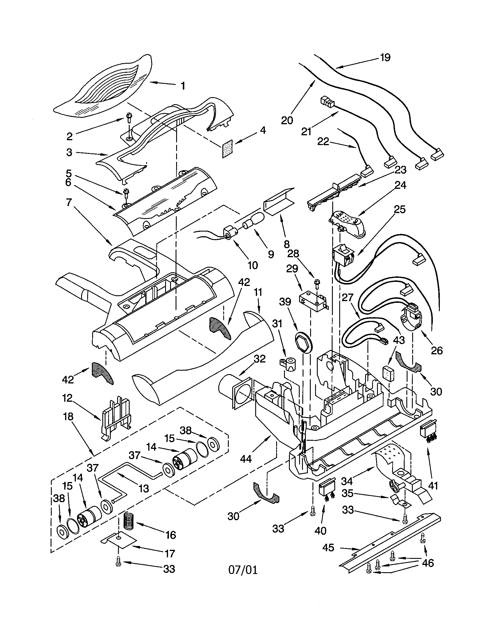 Kenmore 11631912100 nozzle diagram