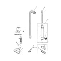 Kenmore 11631912100 hose and attachment diagram