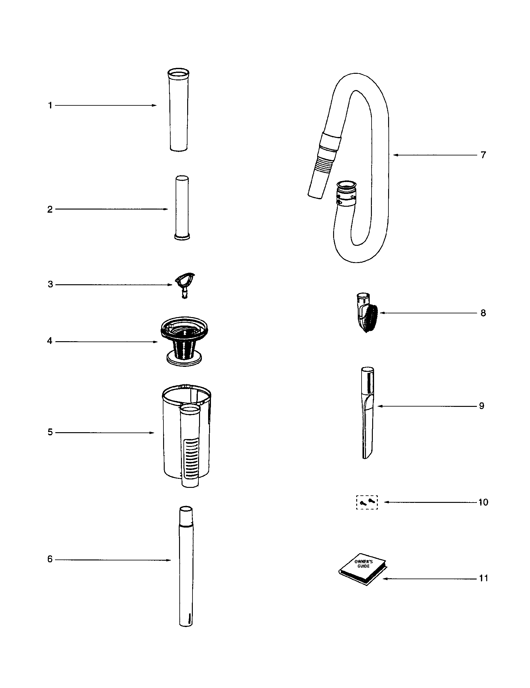 Eureka 4880AT hose diagram