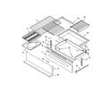 Kenmore 66592025101 drawer and broiler diagram