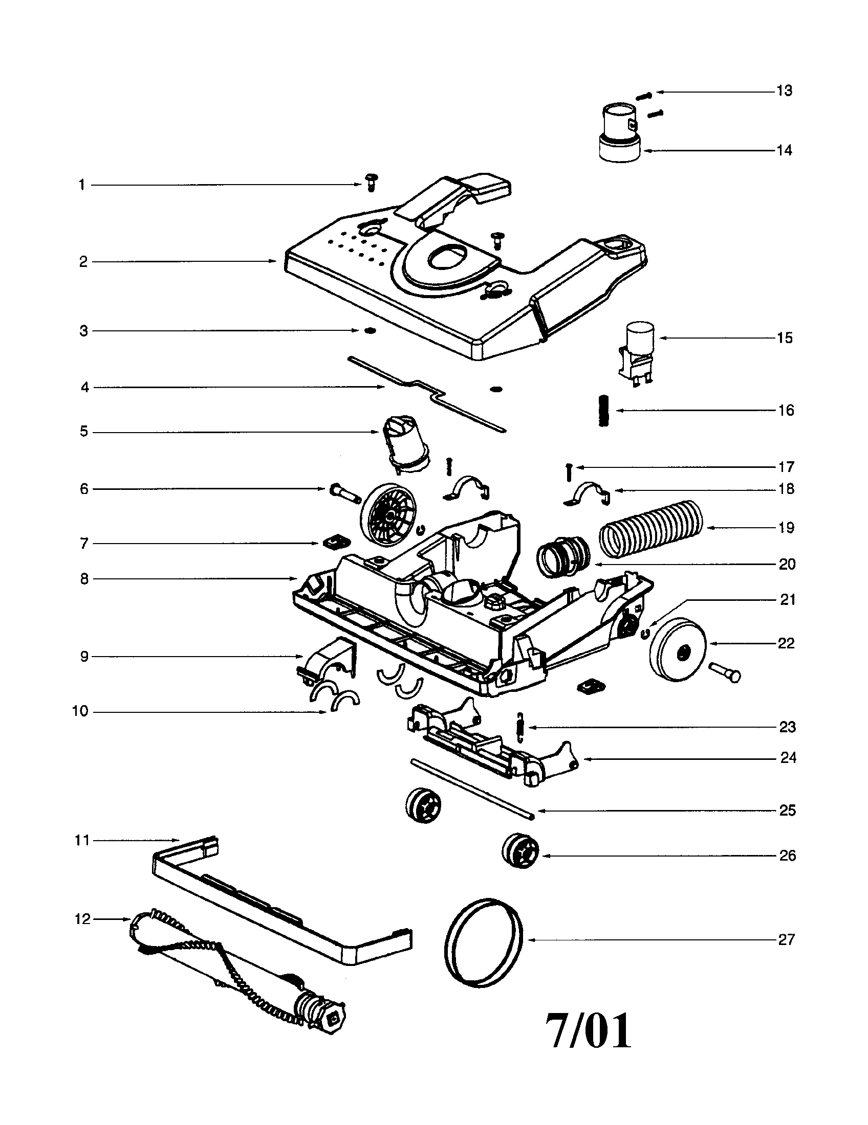 Eureka SC4570BT base diagram