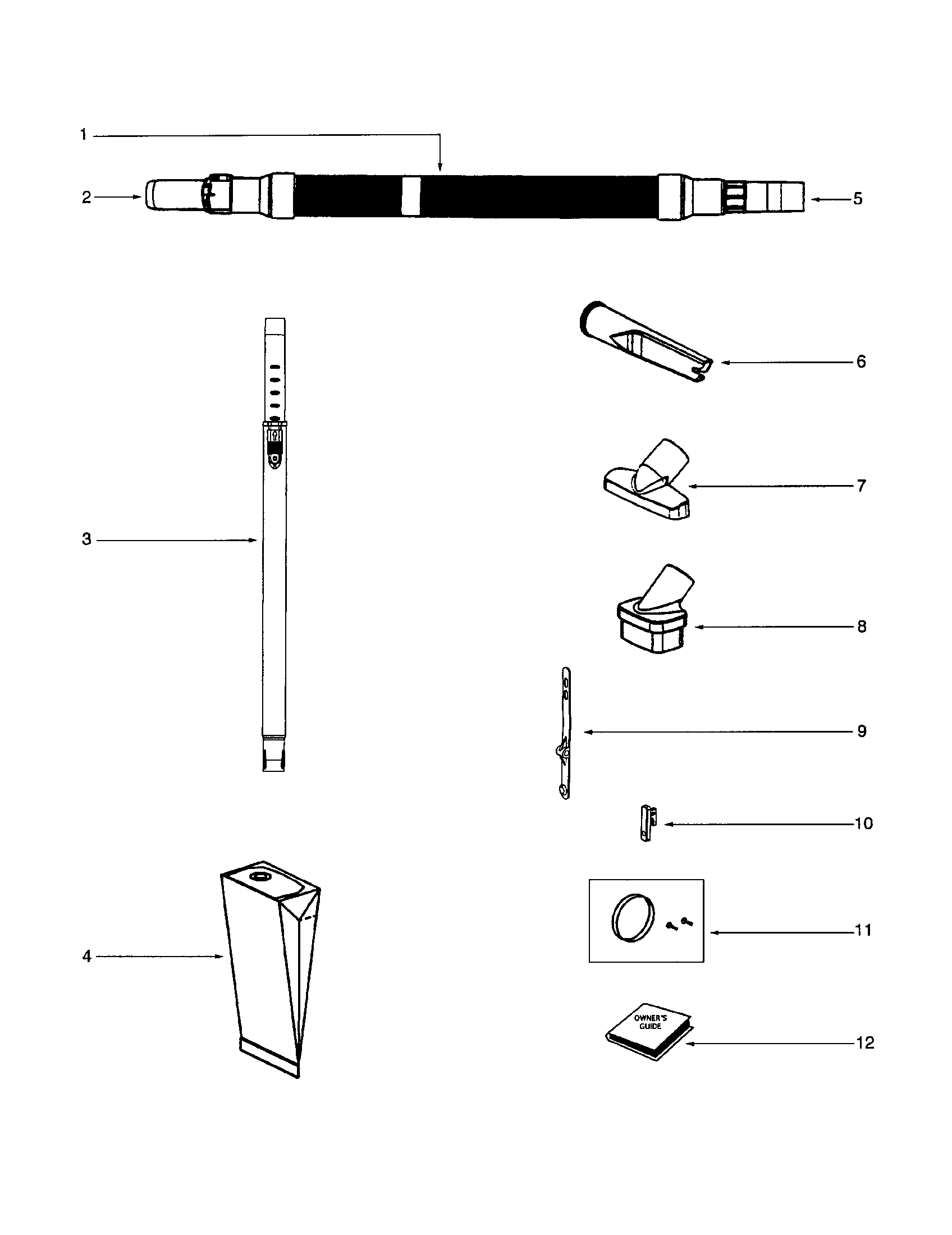 Eureka SC4570BT hose diagram