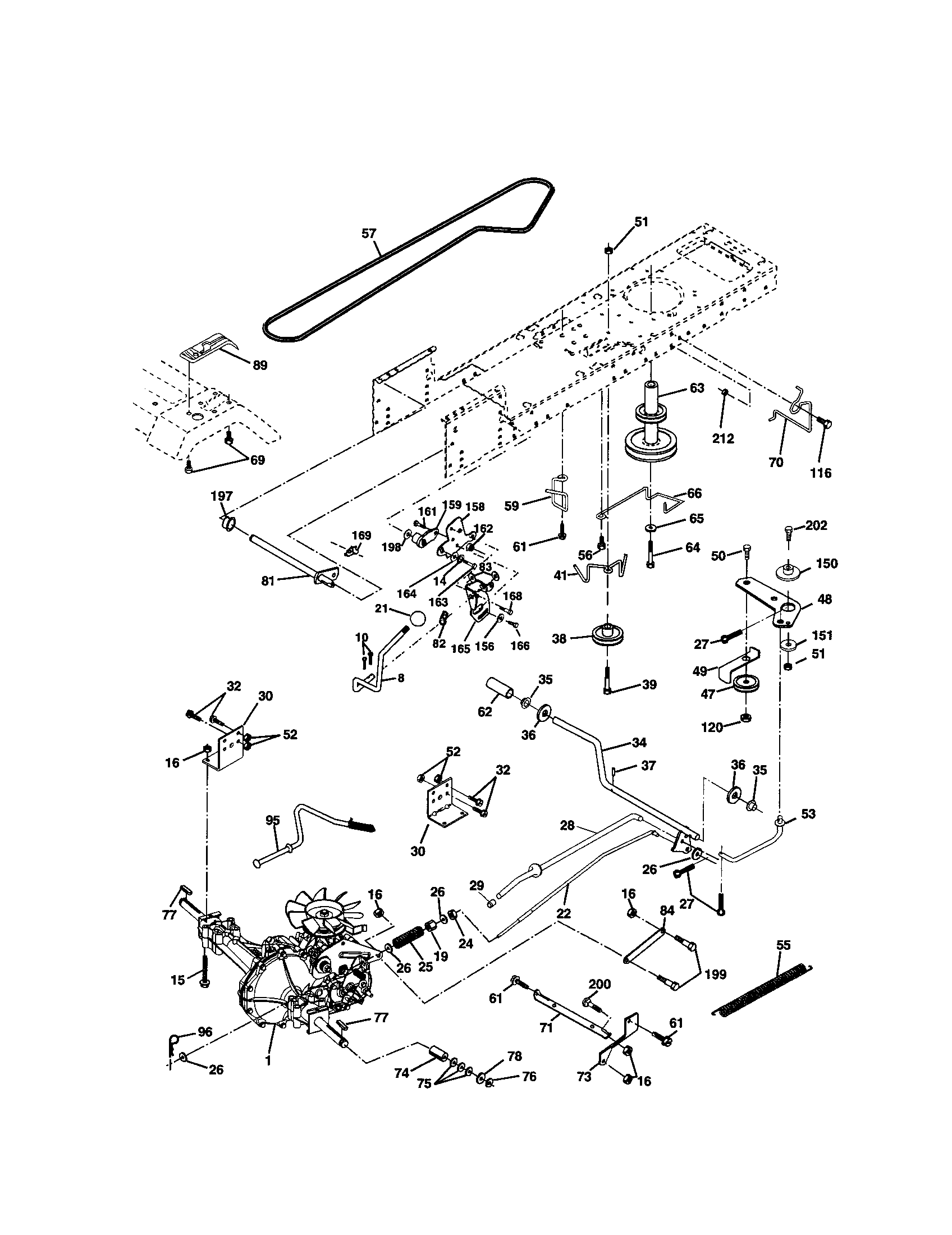 Craftsman 917279942 drive diagram