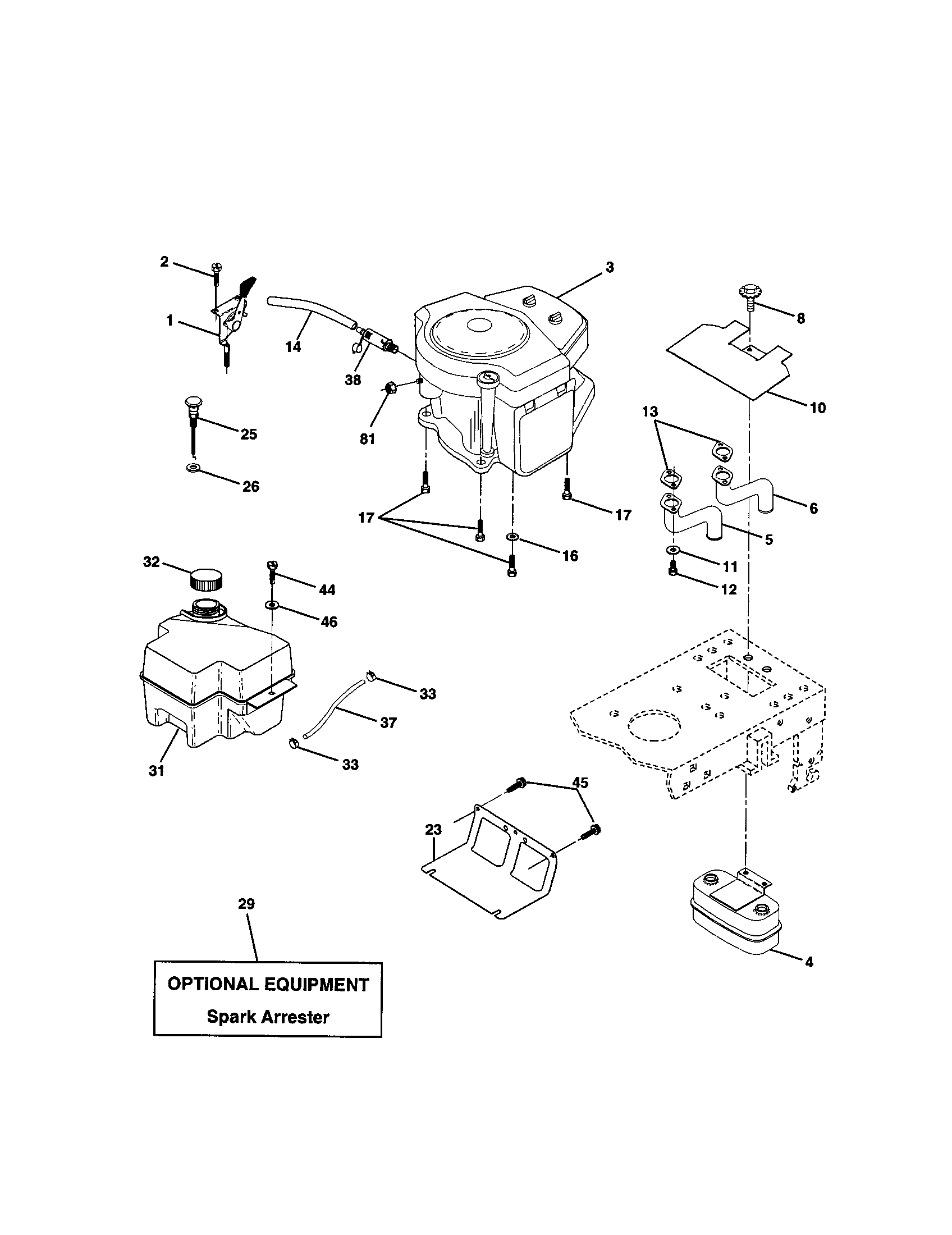 Craftsman 917279942 engine diagram