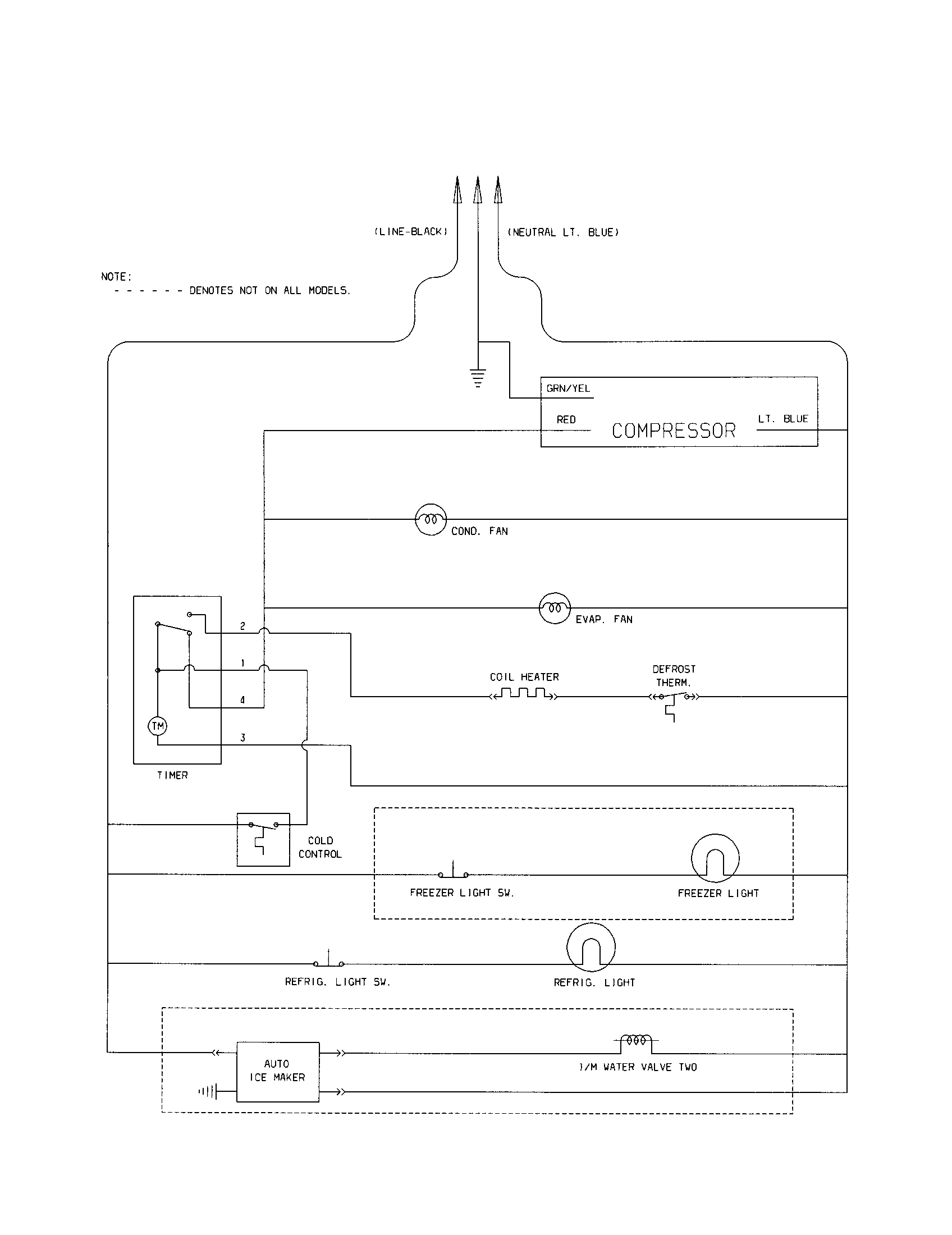 Kenmore 25361882104 wiring schematic diagram