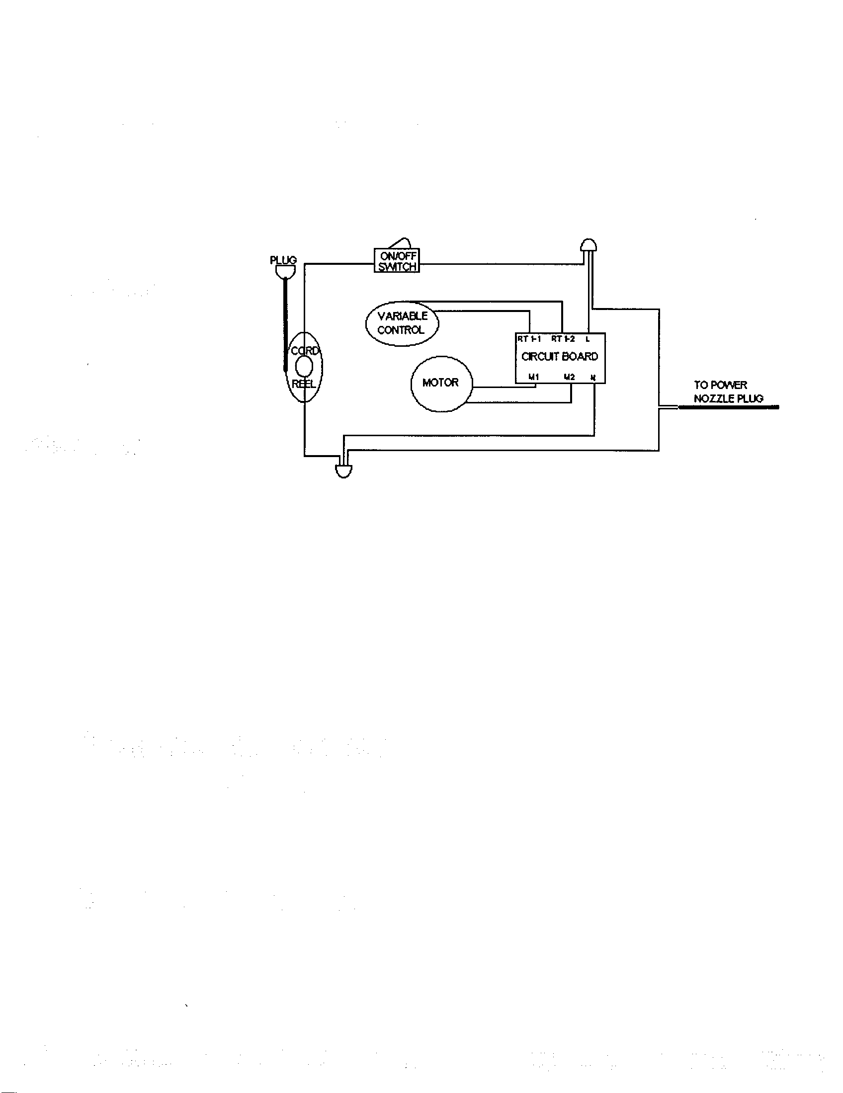 Dirt Devil 082600 wiring schematic diagram