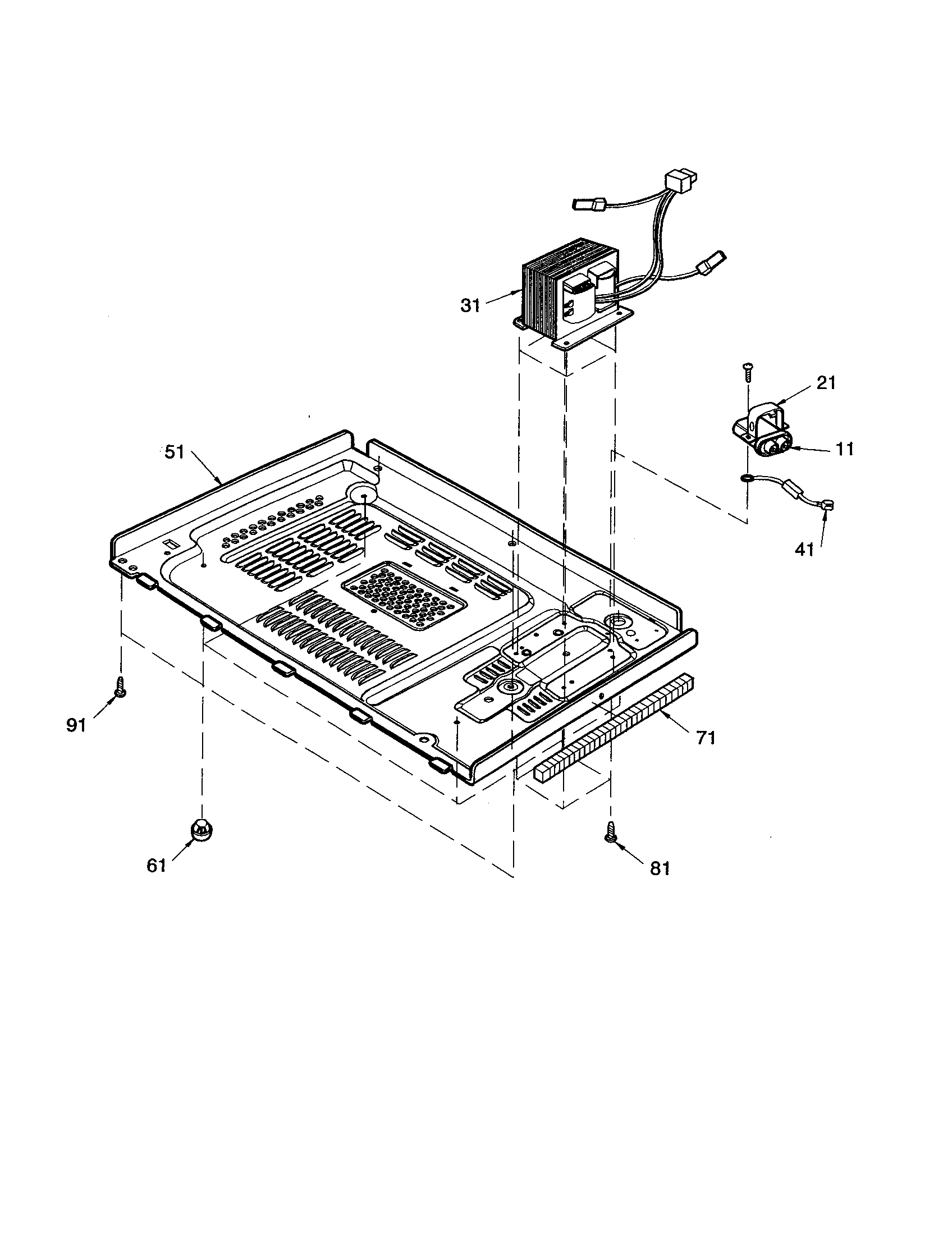 Amana ACM0720AB-PACM0720AB0 base diagram